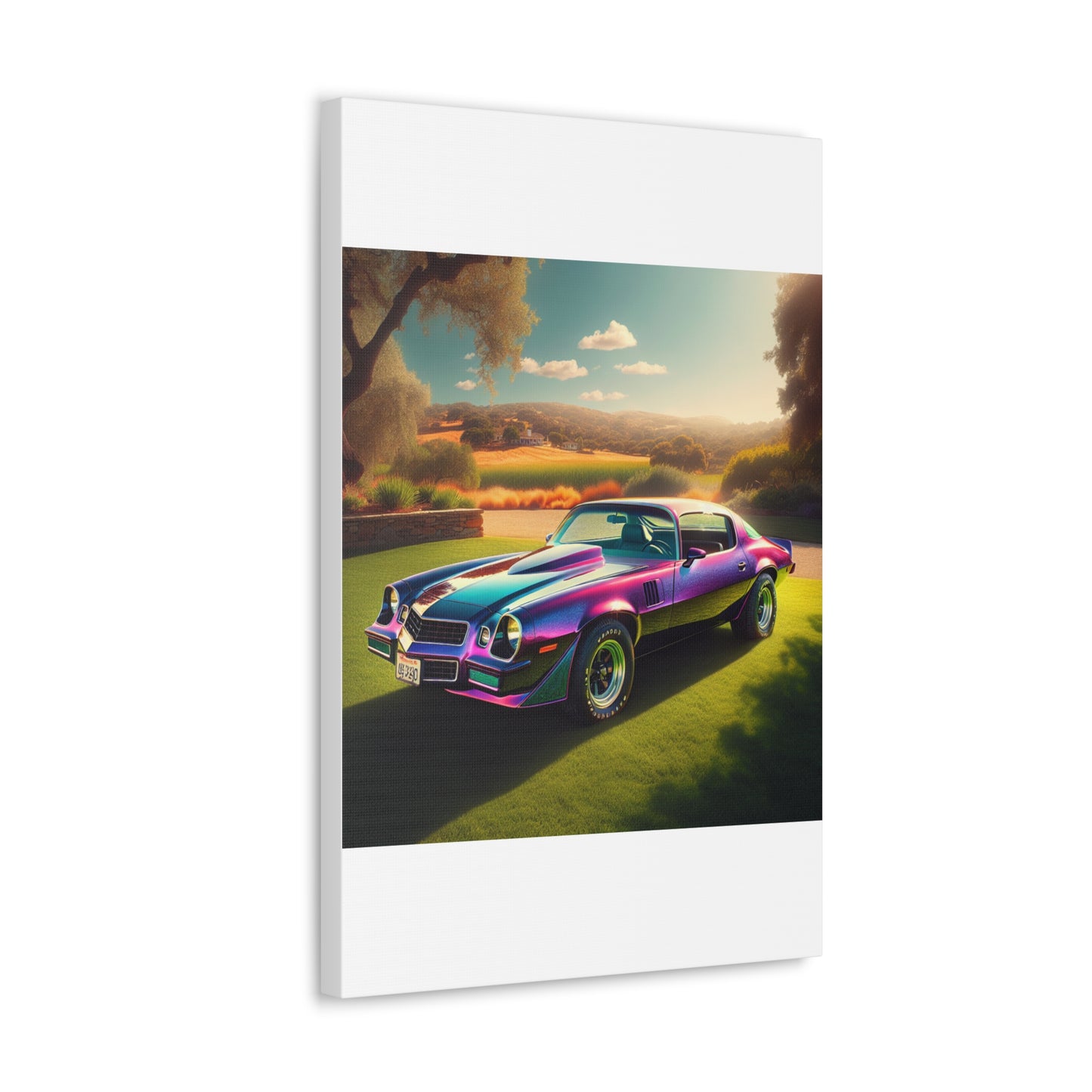 1979 Camaro Purple -- Canvas Gallery Wraps