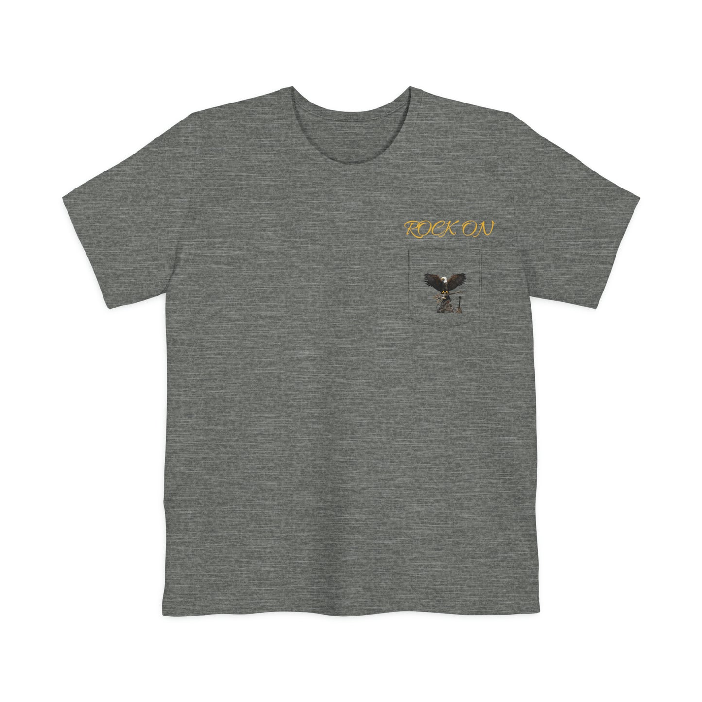ROCK ON--Unisex Pocket T-shirt