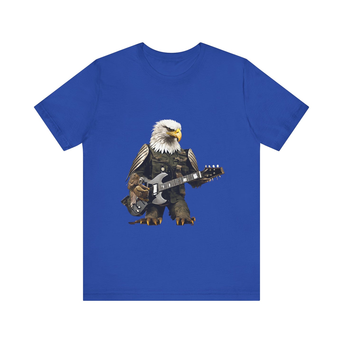 Rocking Eagle--Unisex Jersey Short Sleeve Tee
