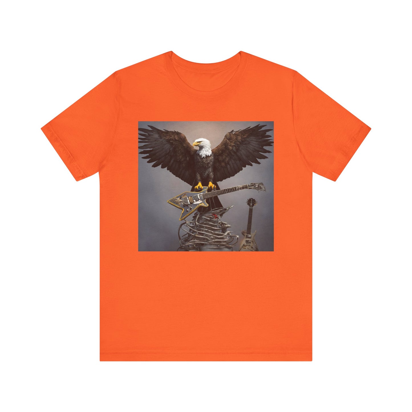 Eagle on the Rock--Pose--Unisex Jersey Short Sleeve Tee