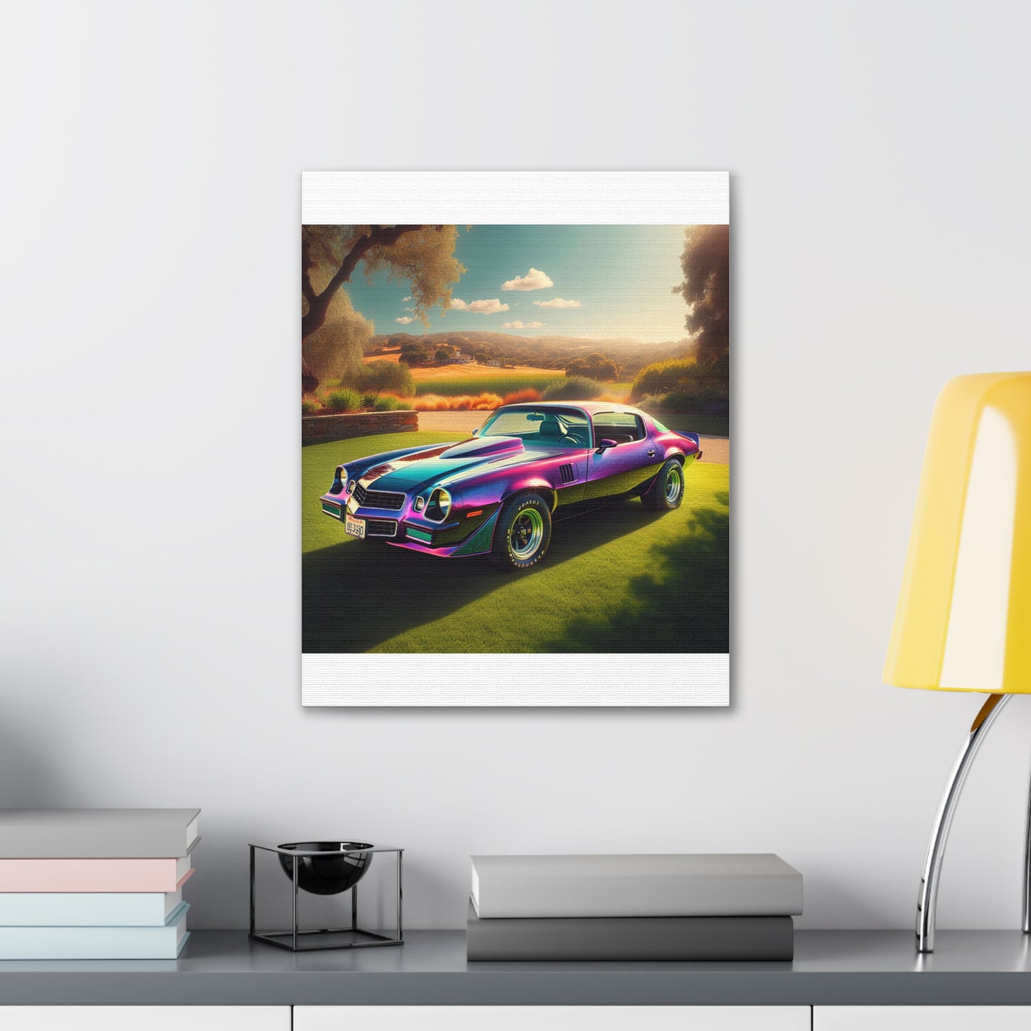 1979 Camaro Purple -- Canvas Gallery Wraps
