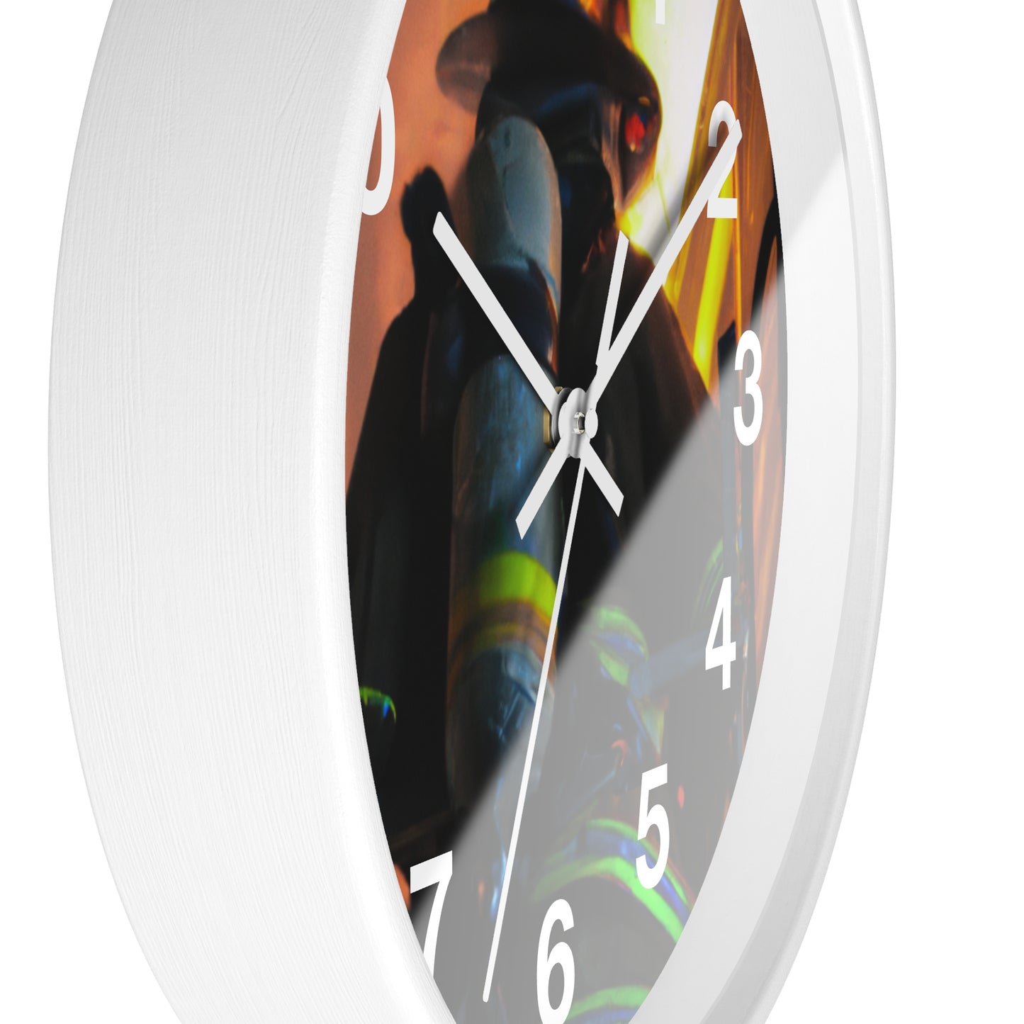Firefighter--Wall Clock