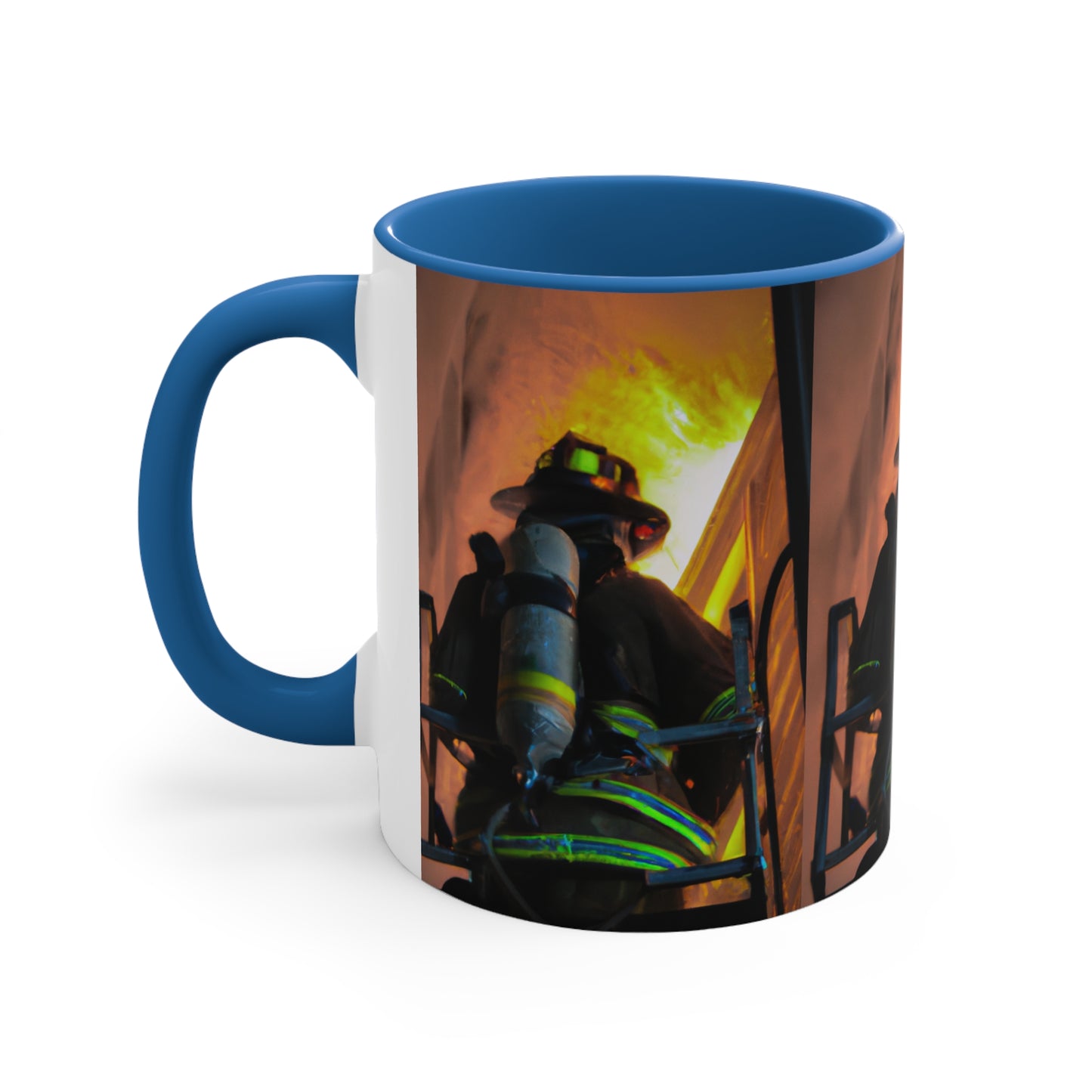 Firefighter--Accent Coffee Mug, 11oz