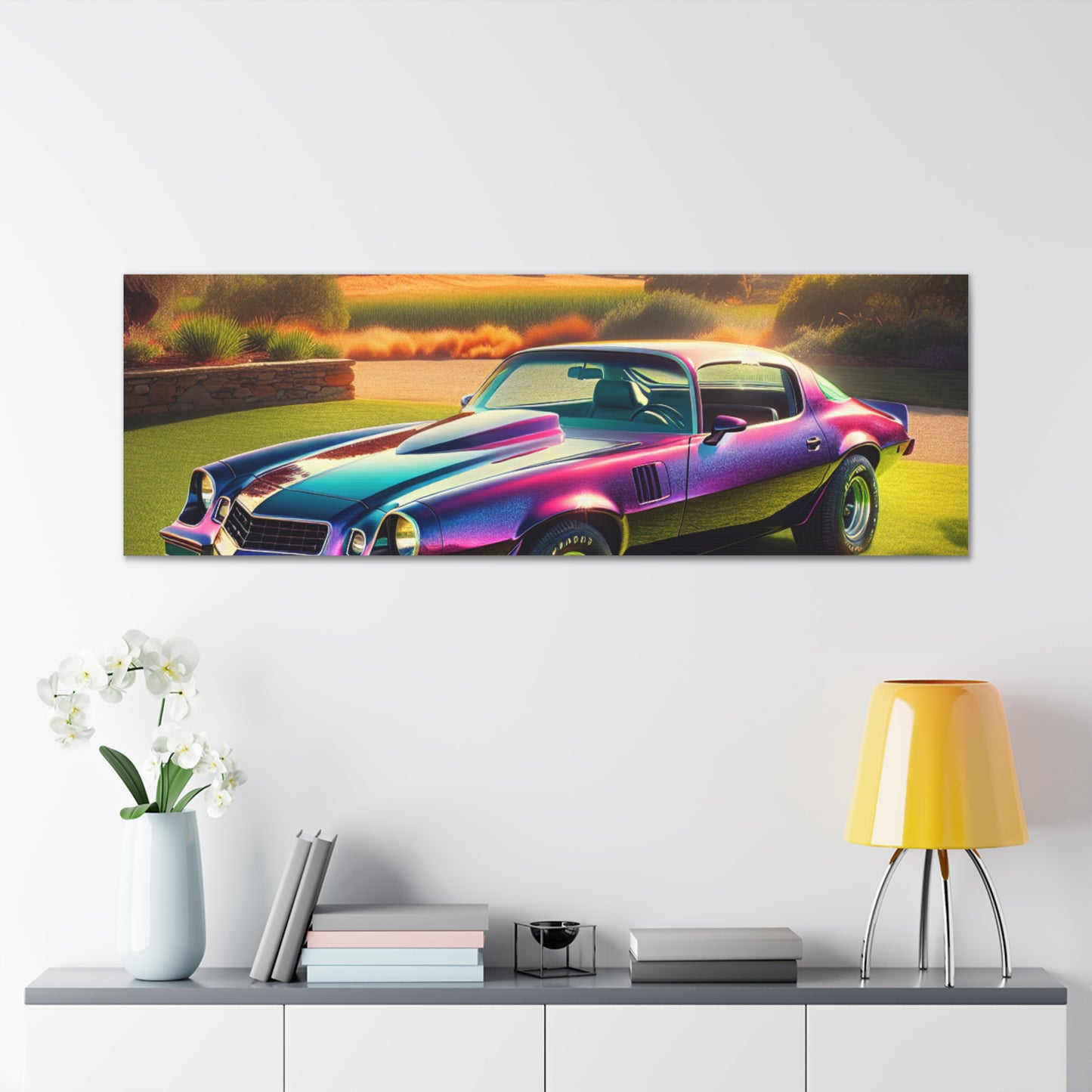 1979 Camaro Purple -- Canvas Gallery Wraps