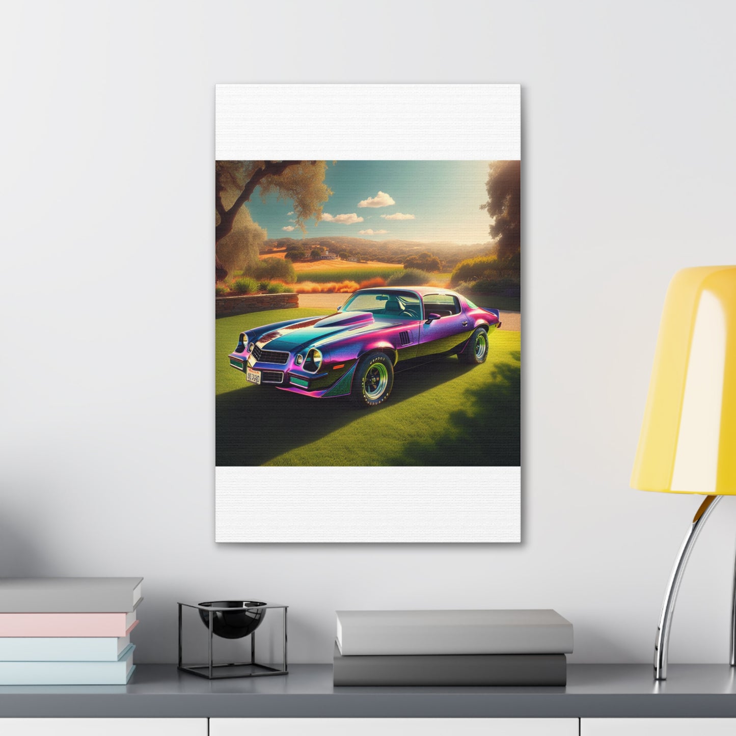 1979 Camaro Purple -- Canvas Gallery Wraps