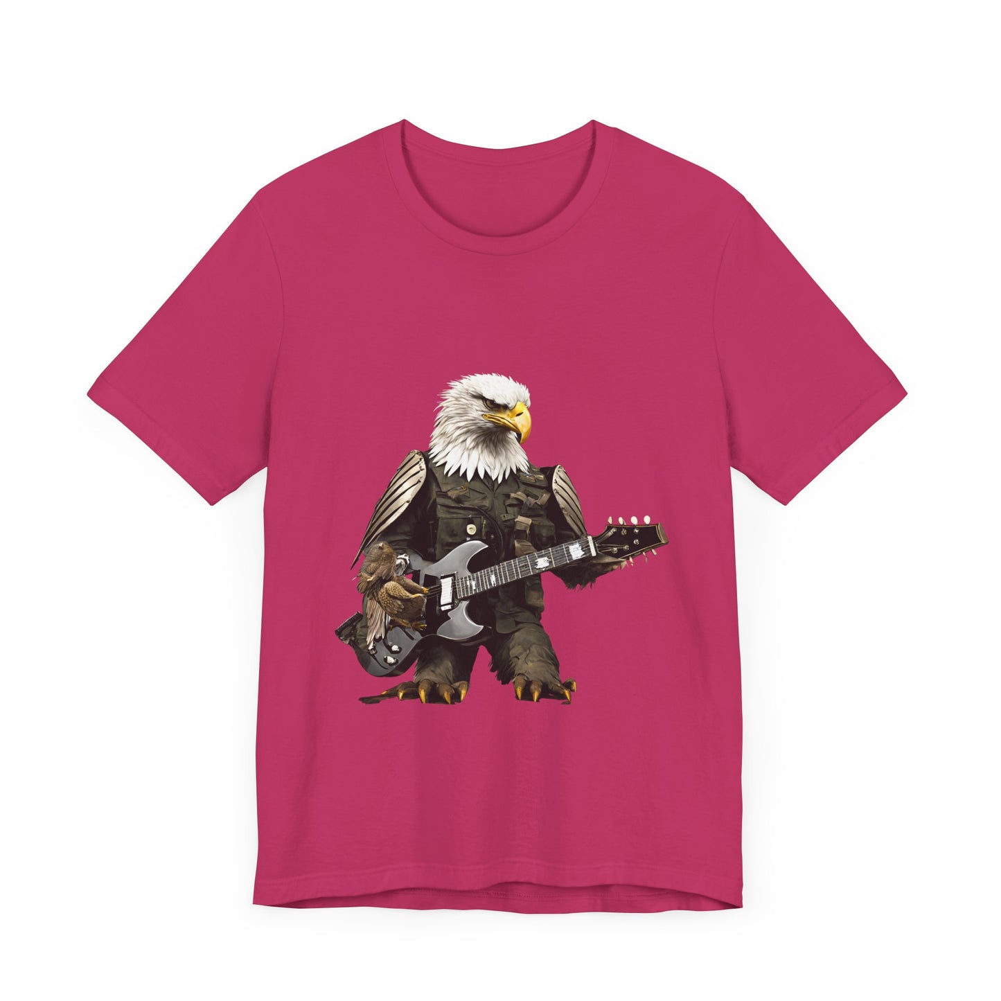 Rocking Eagle--Unisex Jersey Short Sleeve Tee