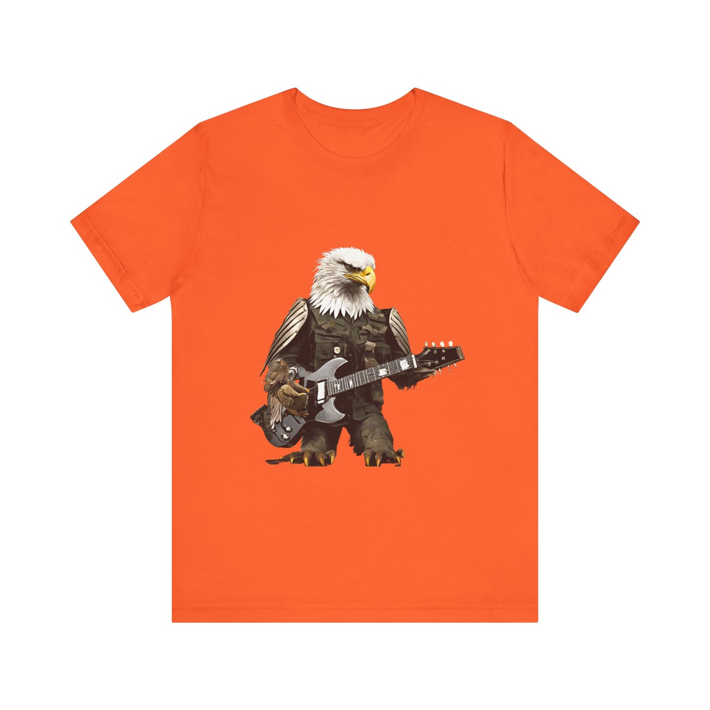 Rocking Eagle--Unisex Jersey Short Sleeve Tee