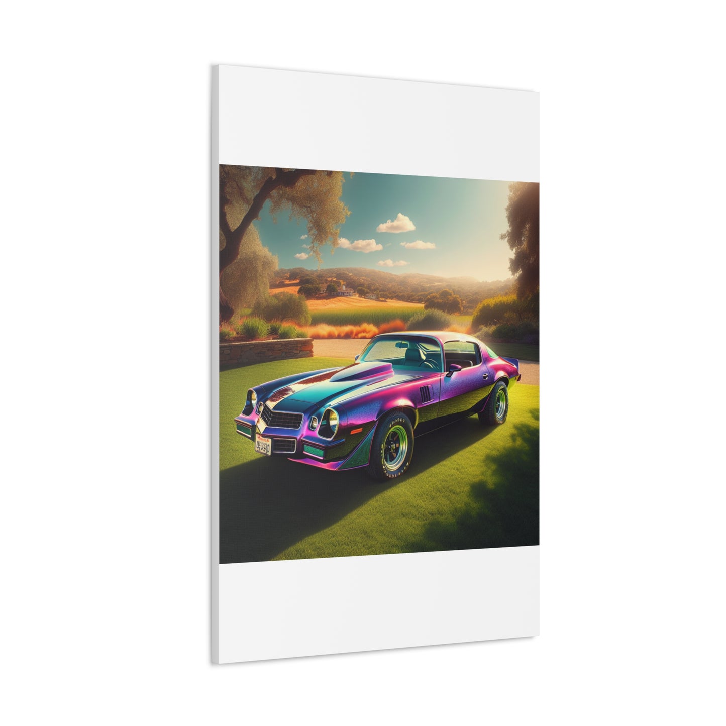1979 Camaro Purple -- Canvas Gallery Wraps