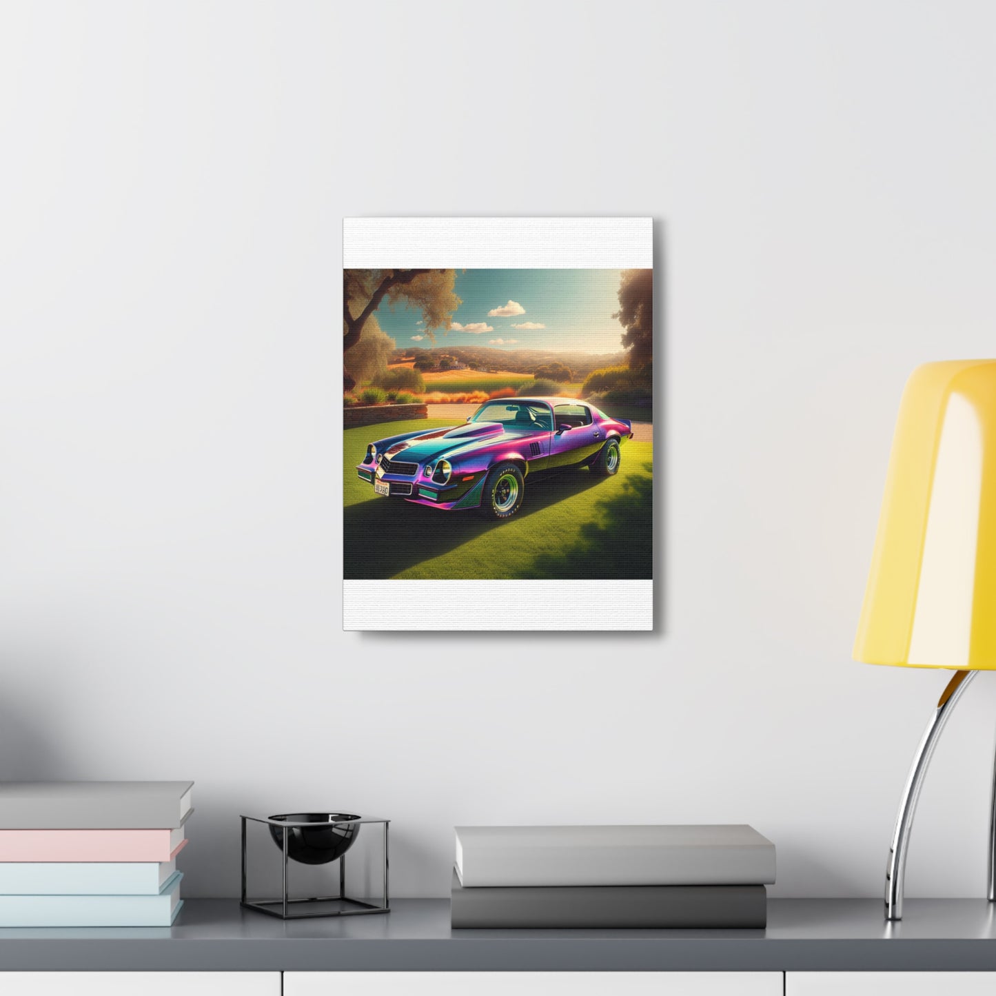 1979 Camaro Purple -- Canvas Gallery Wraps