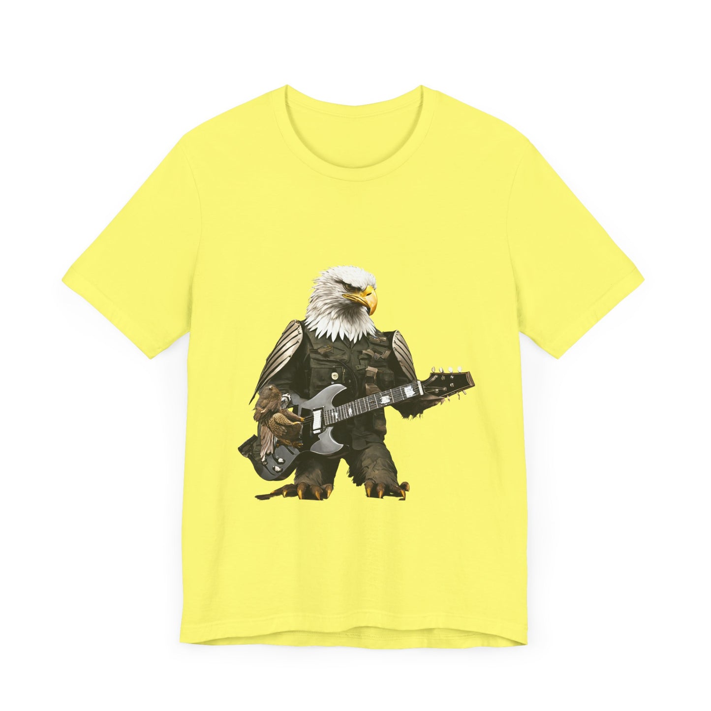 Rocking Eagle--Unisex Jersey Short Sleeve Tee