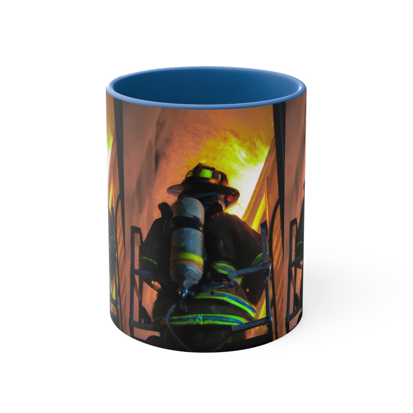 Firefighter--Accent Coffee Mug, 11oz