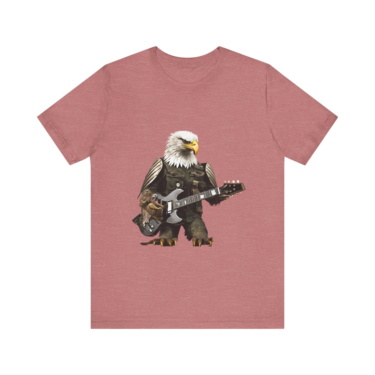 Rocking Eagle--Unisex Jersey Short Sleeve Tee