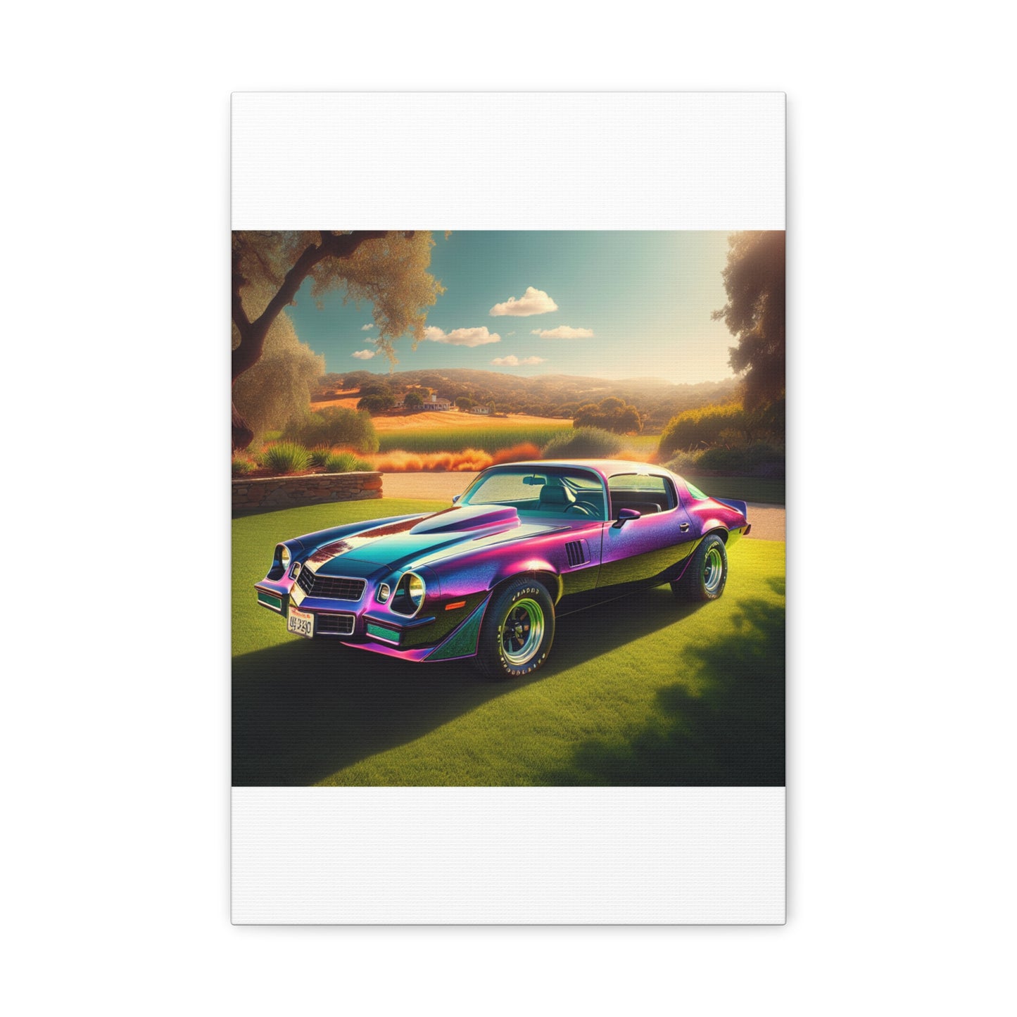 1979 Camaro Purple -- Canvas Gallery Wraps