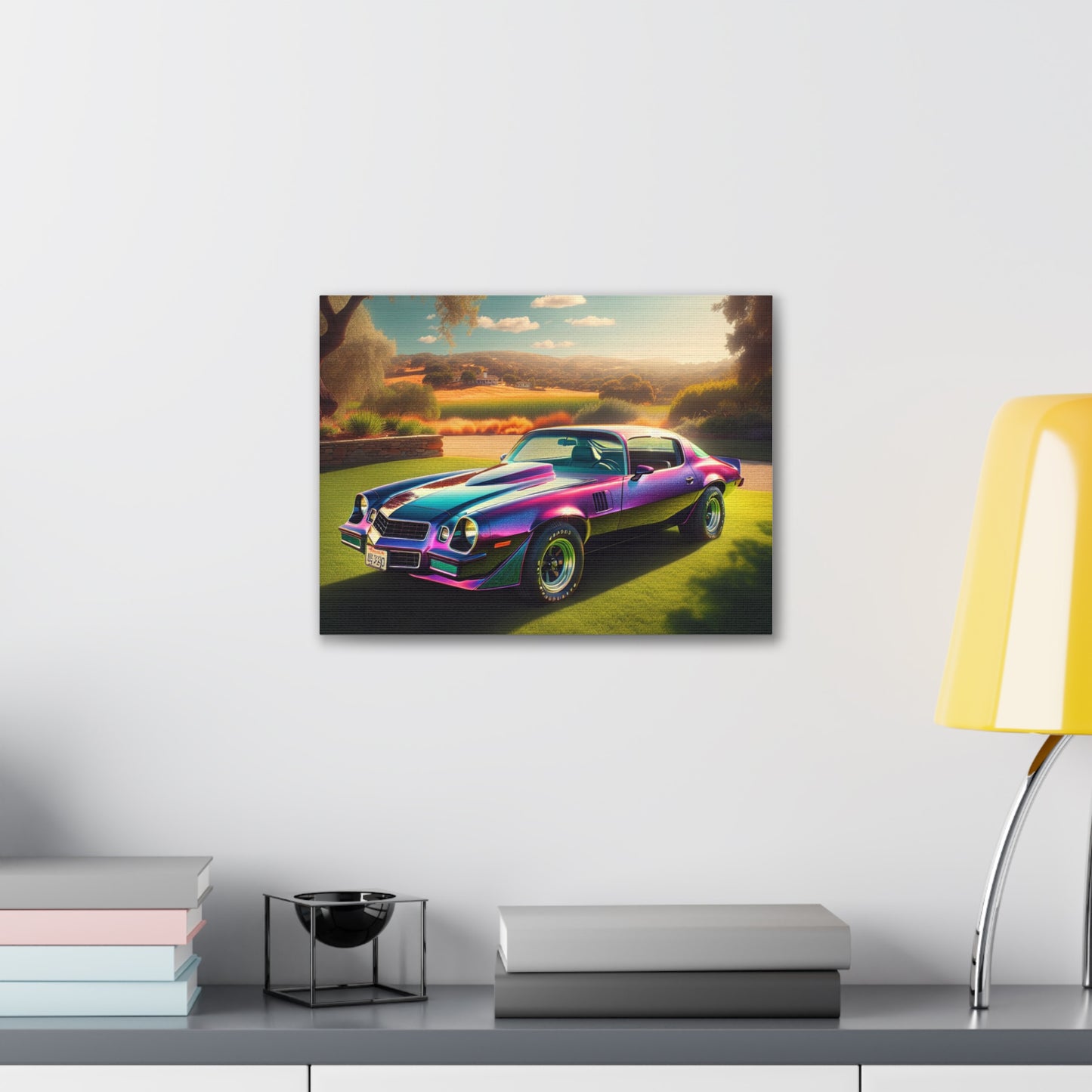 1979 Camaro Purple -- Canvas Gallery Wraps