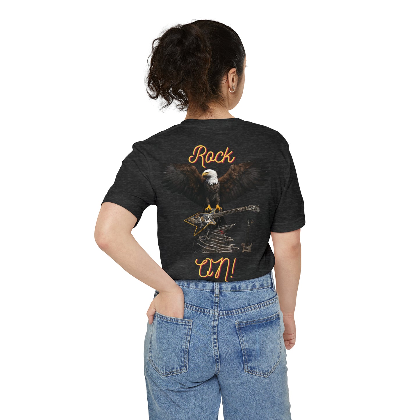 ROCK ON--Unisex Pocket T-shirt