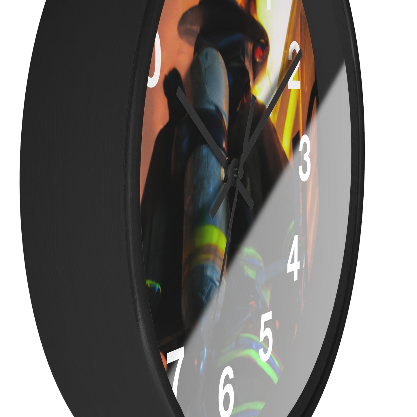 Firefighter--Wall Clock