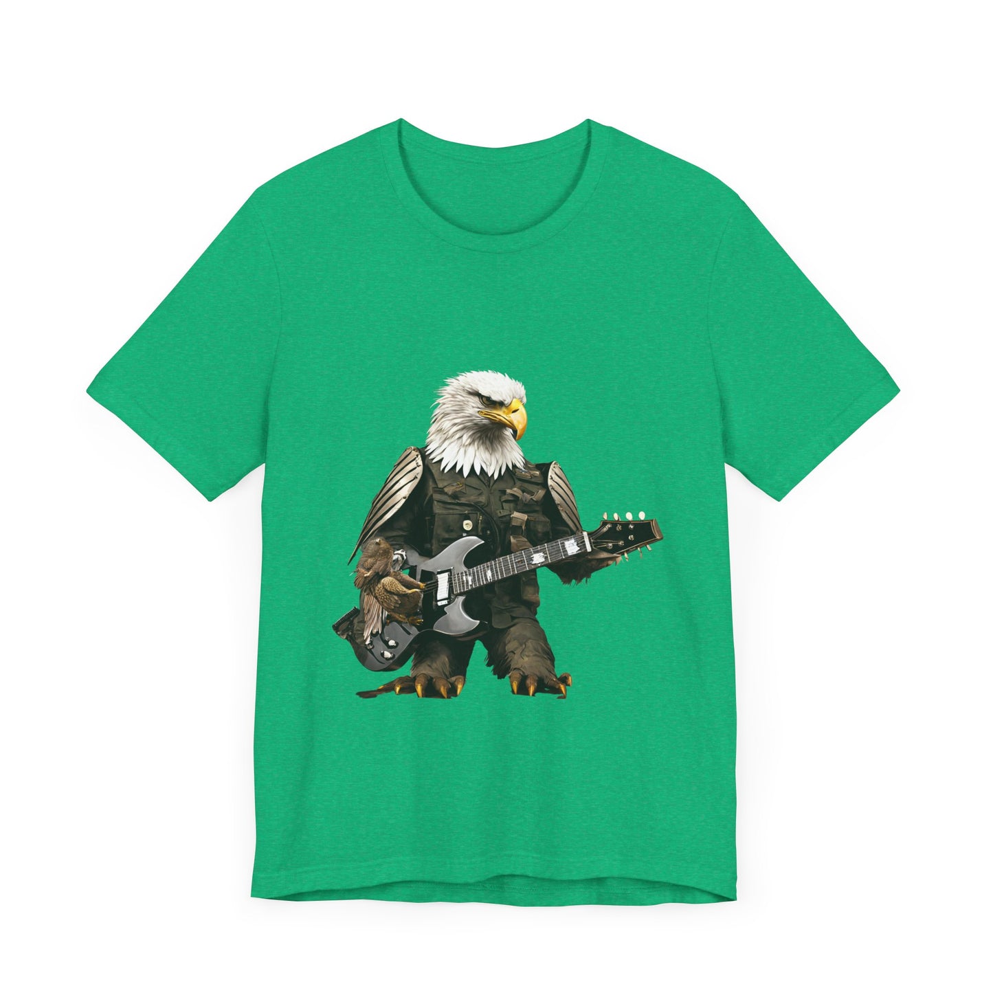 Rocking Eagle--Unisex Jersey Short Sleeve Tee