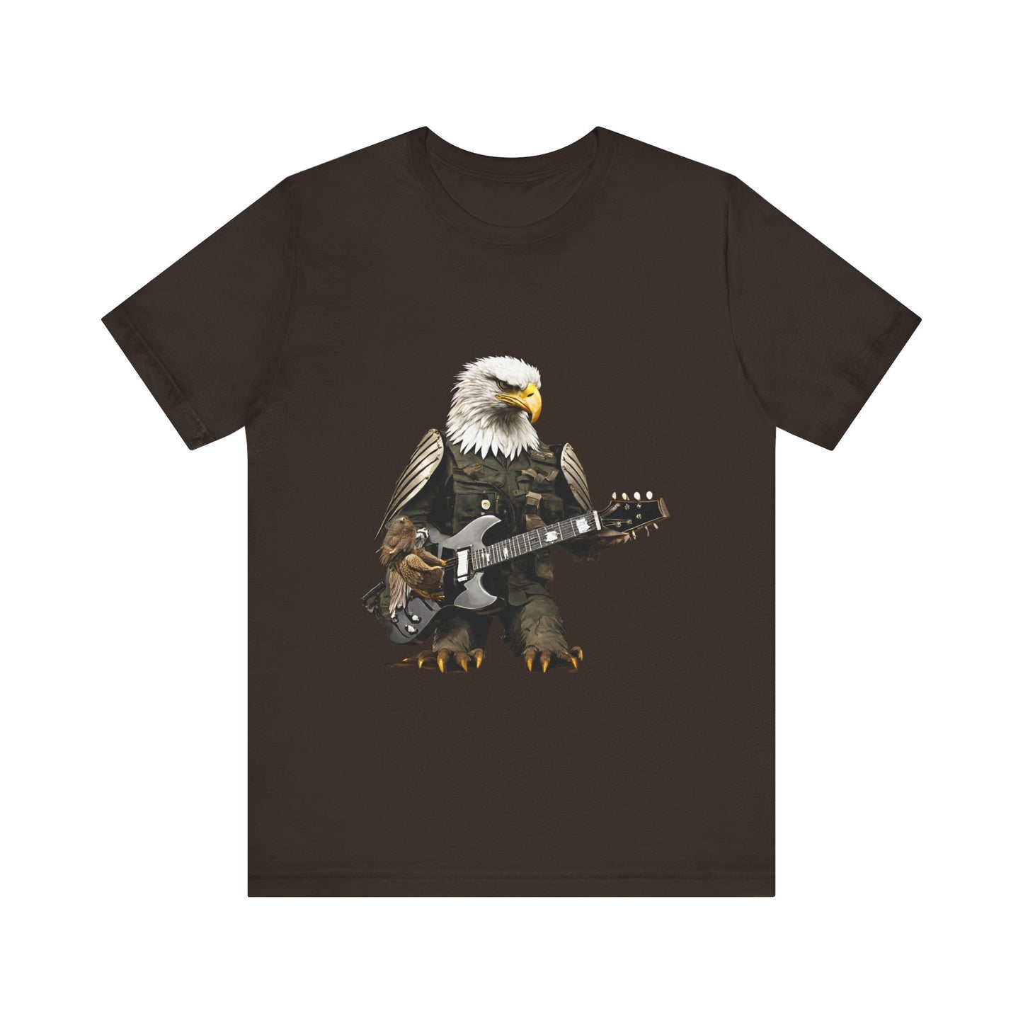 Rocking Eagle--Unisex Jersey Short Sleeve Tee
