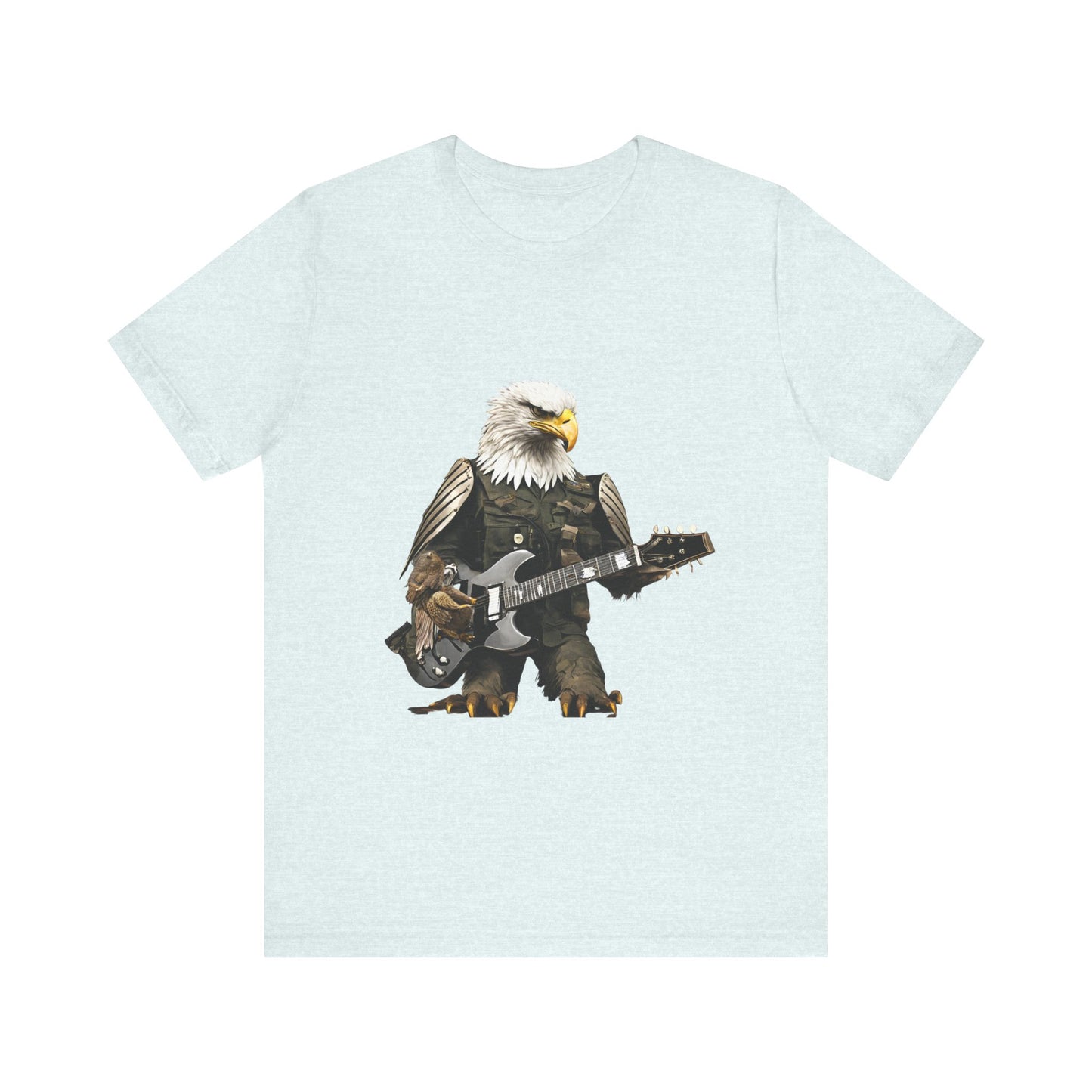 Rocking Eagle--Unisex Jersey Short Sleeve Tee