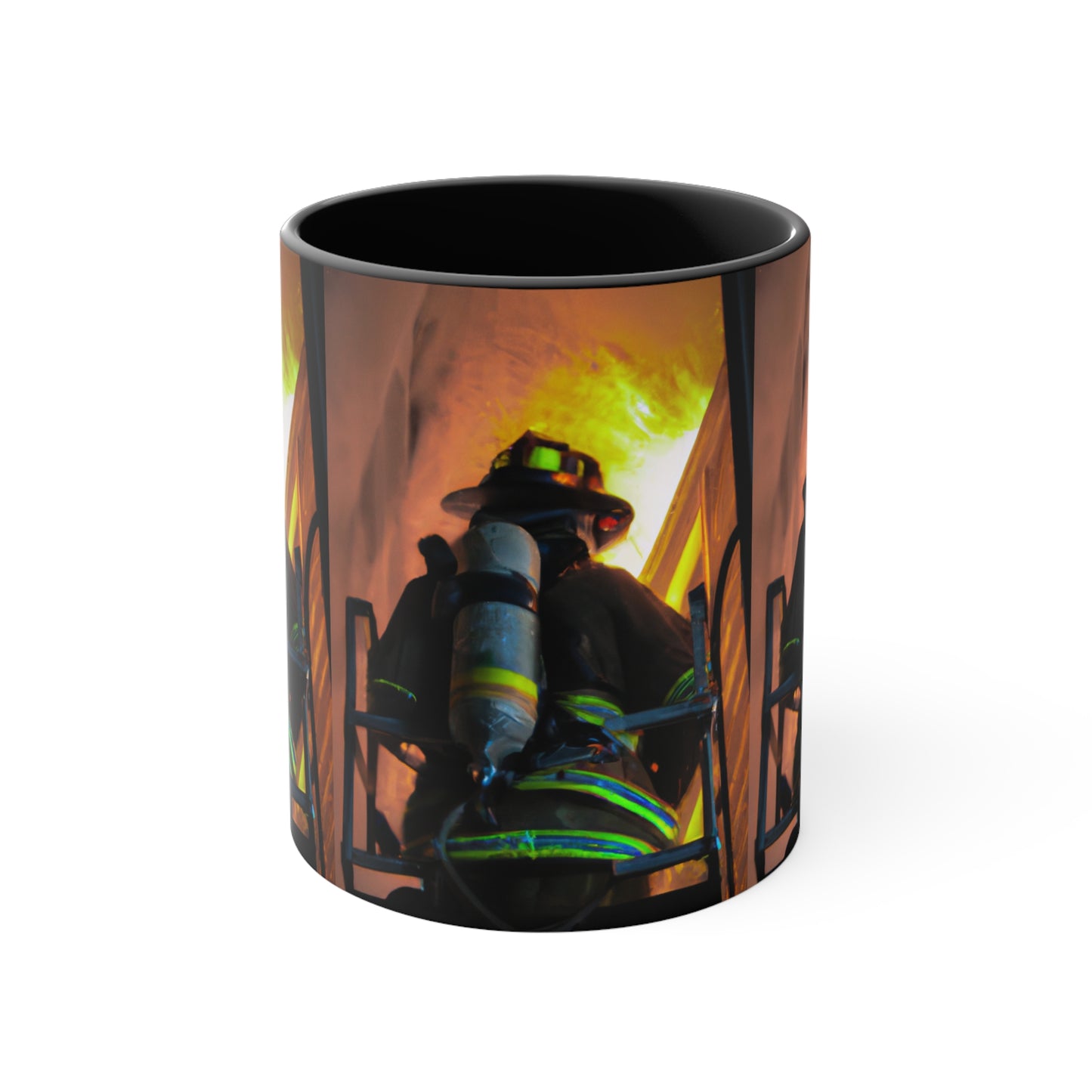 Firefighter--Accent Coffee Mug, 11oz