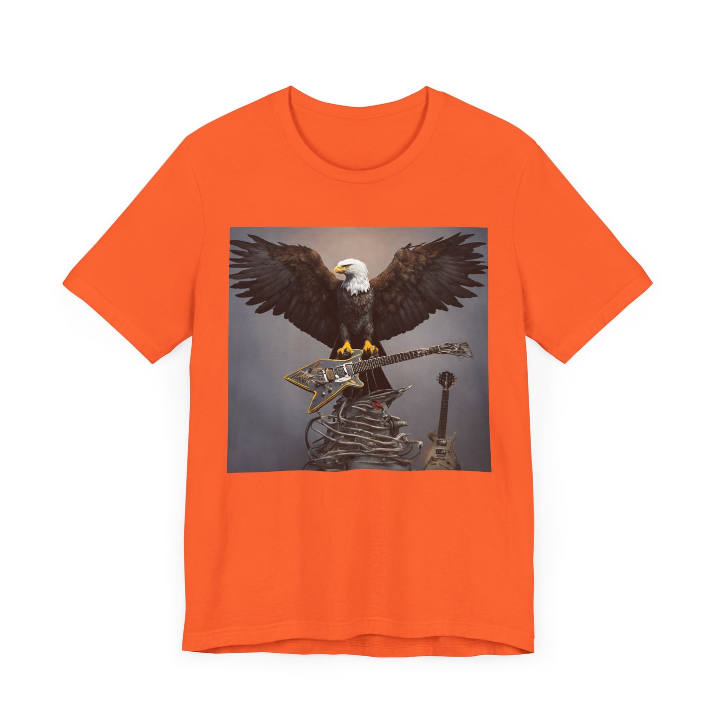 Eagle on the Rock--Pose--Unisex Jersey Short Sleeve Tee