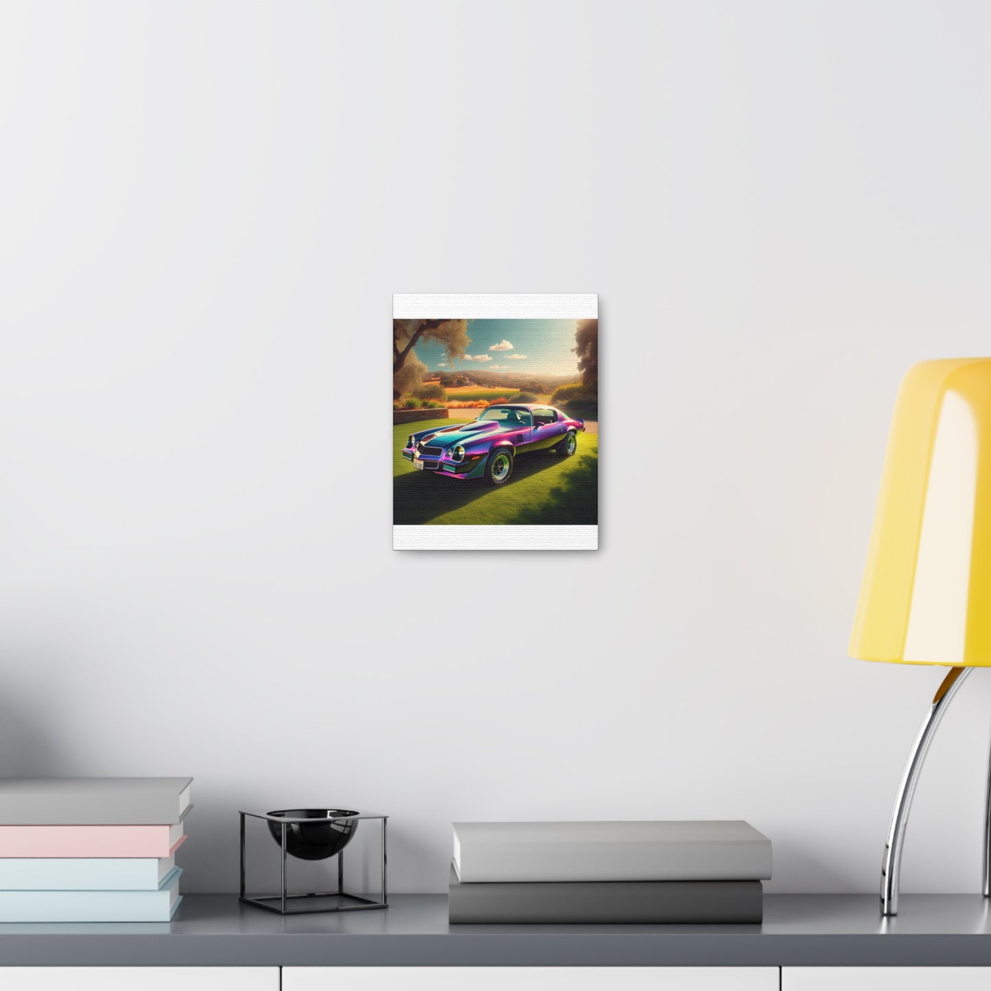 1979 Camaro Purple -- Canvas Gallery Wraps