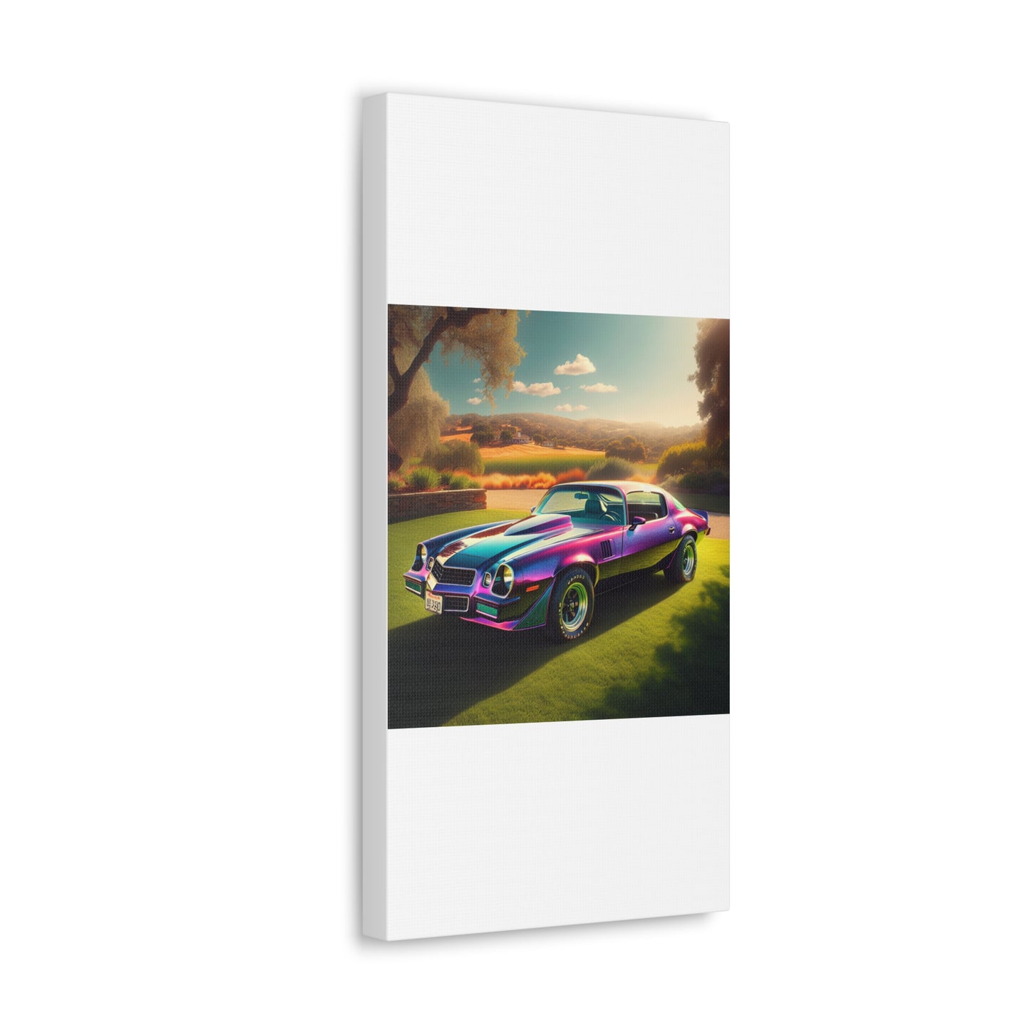 1979 Camaro Purple -- Canvas Gallery Wraps