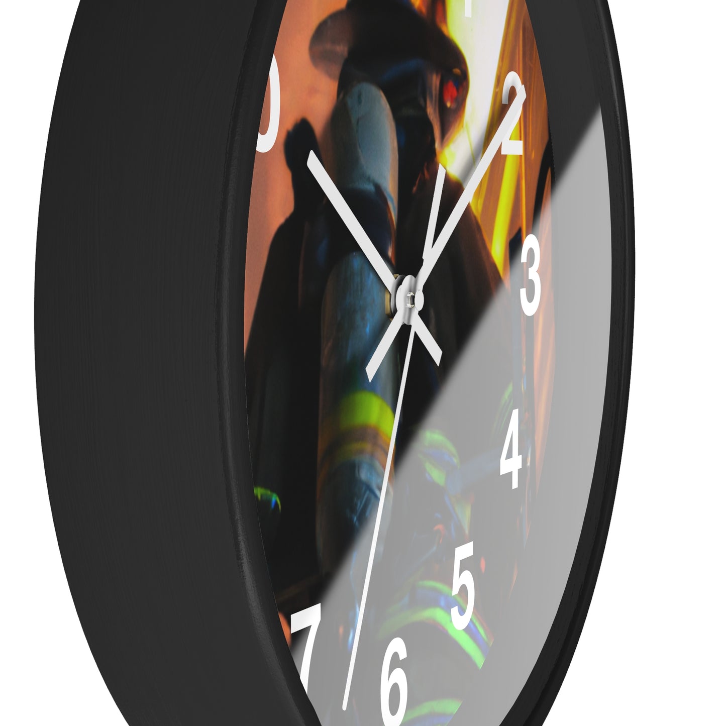 Firefighter--Wall Clock