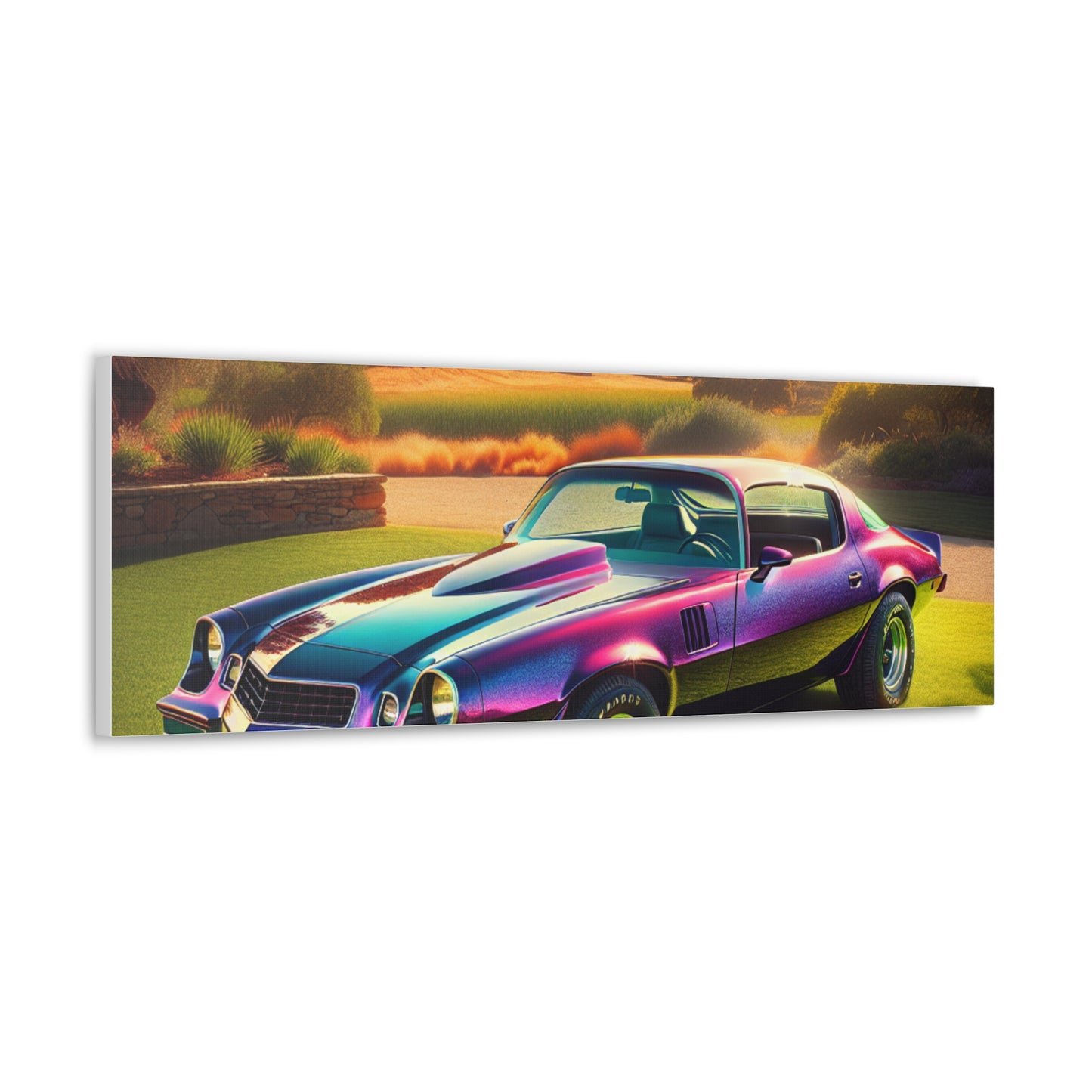 1979 Camaro Purple -- Canvas Gallery Wraps