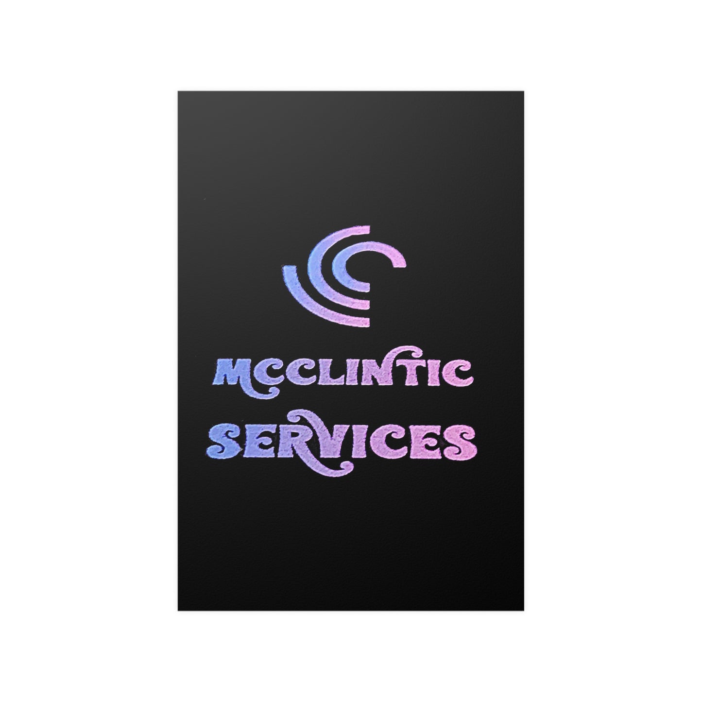 McClintic Services Satin Posters (210gsm)