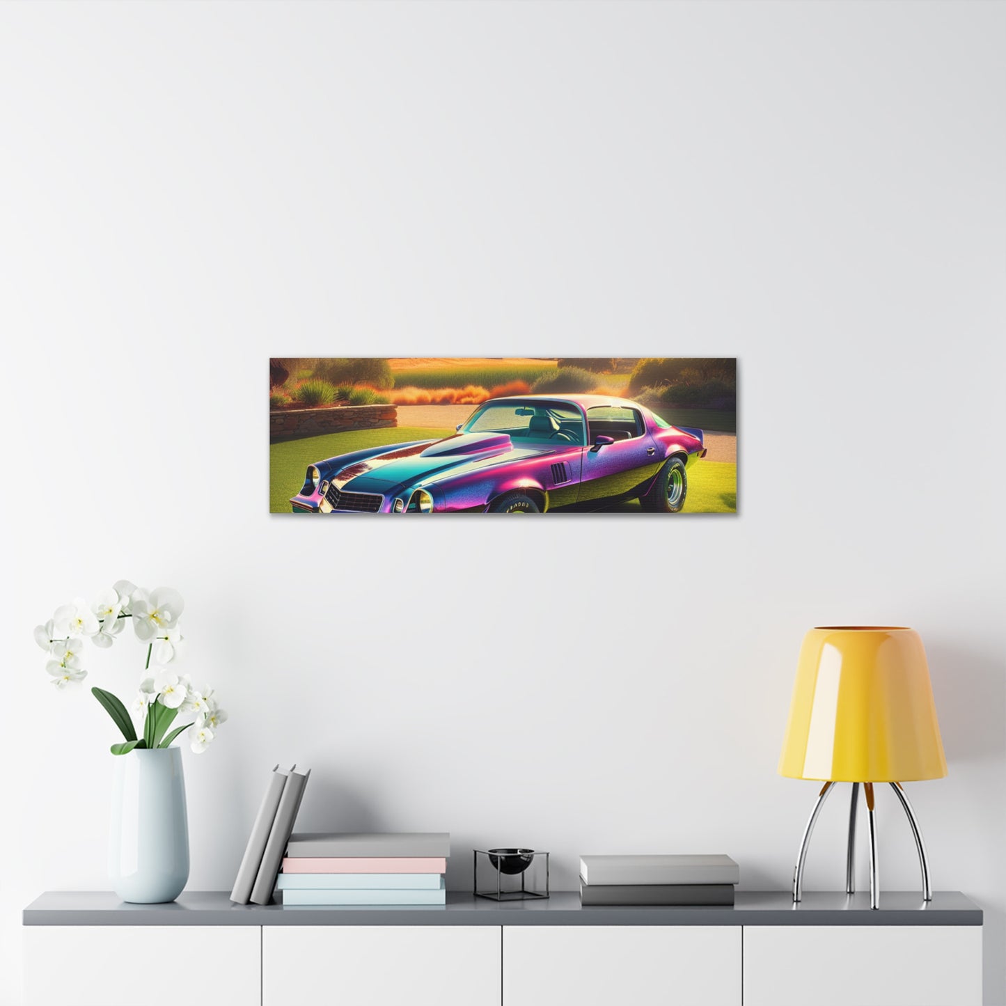 1979 Camaro Purple -- Canvas Gallery Wraps
