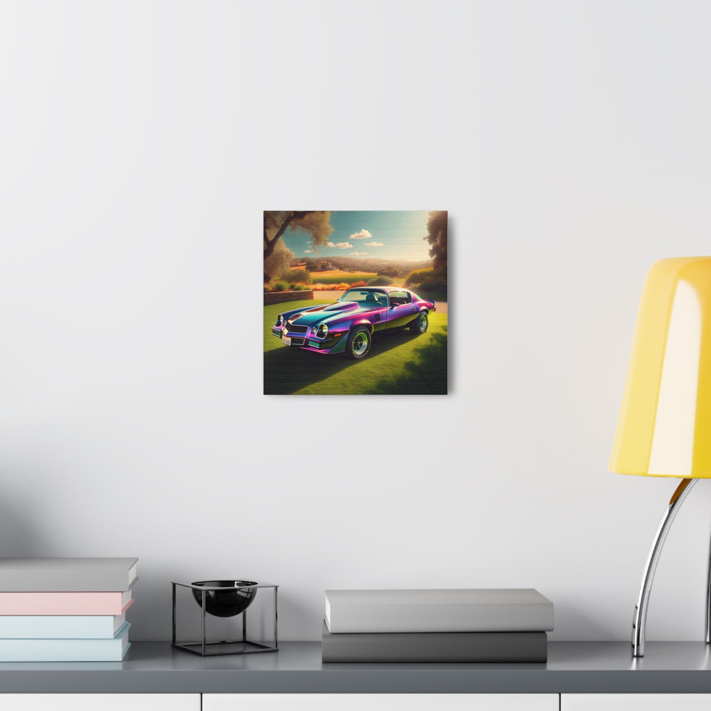 1979 Camaro Purple -- Canvas Gallery Wraps