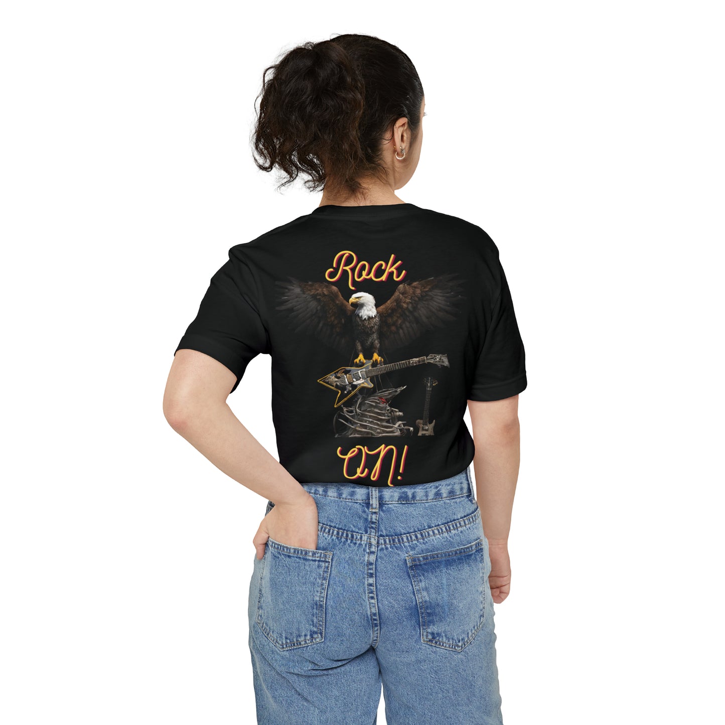 ROCK ON--Unisex Pocket T-shirt