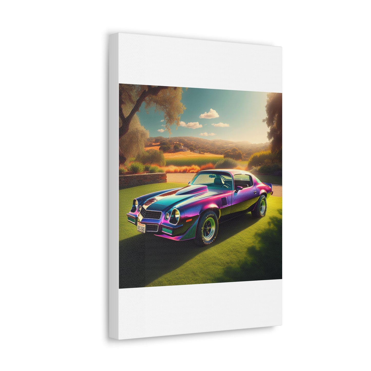1979 Camaro Purple -- Canvas Gallery Wraps
