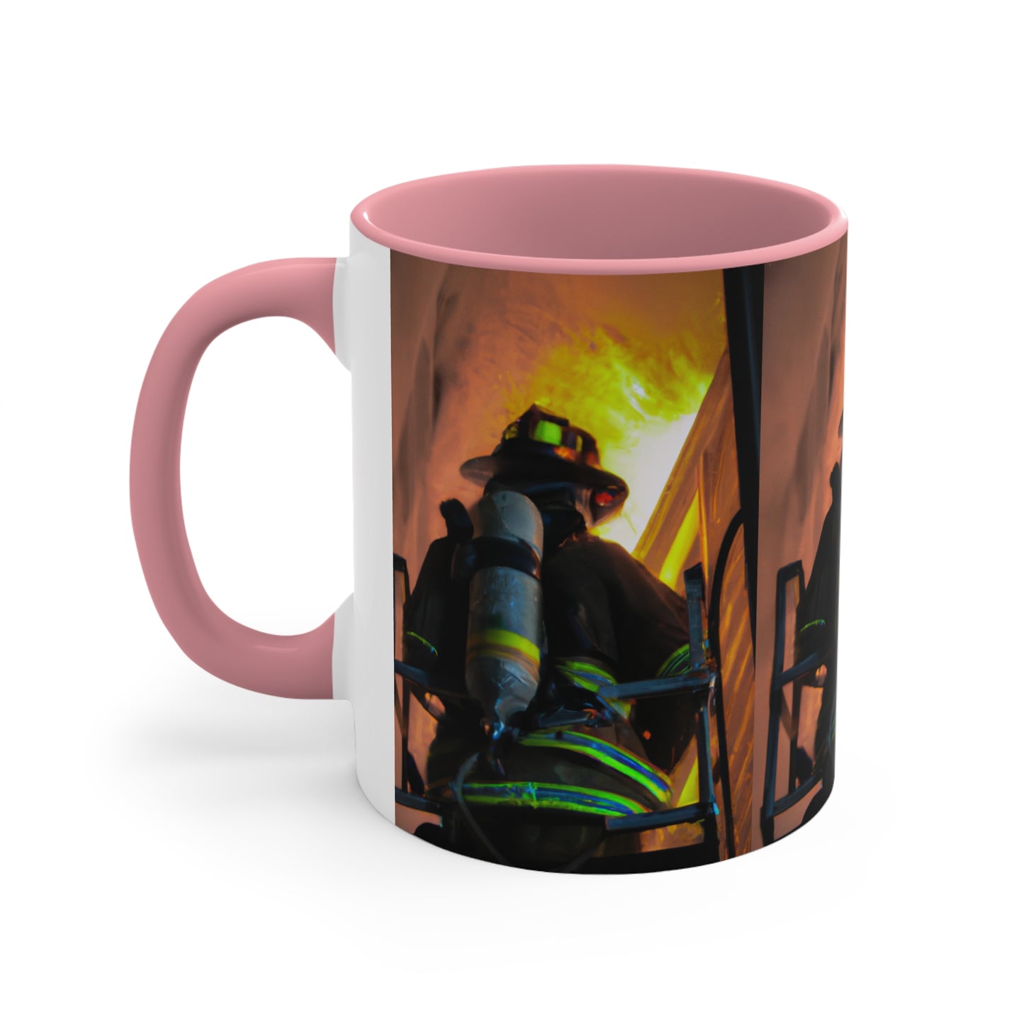 Firefighter--Accent Coffee Mug, 11oz