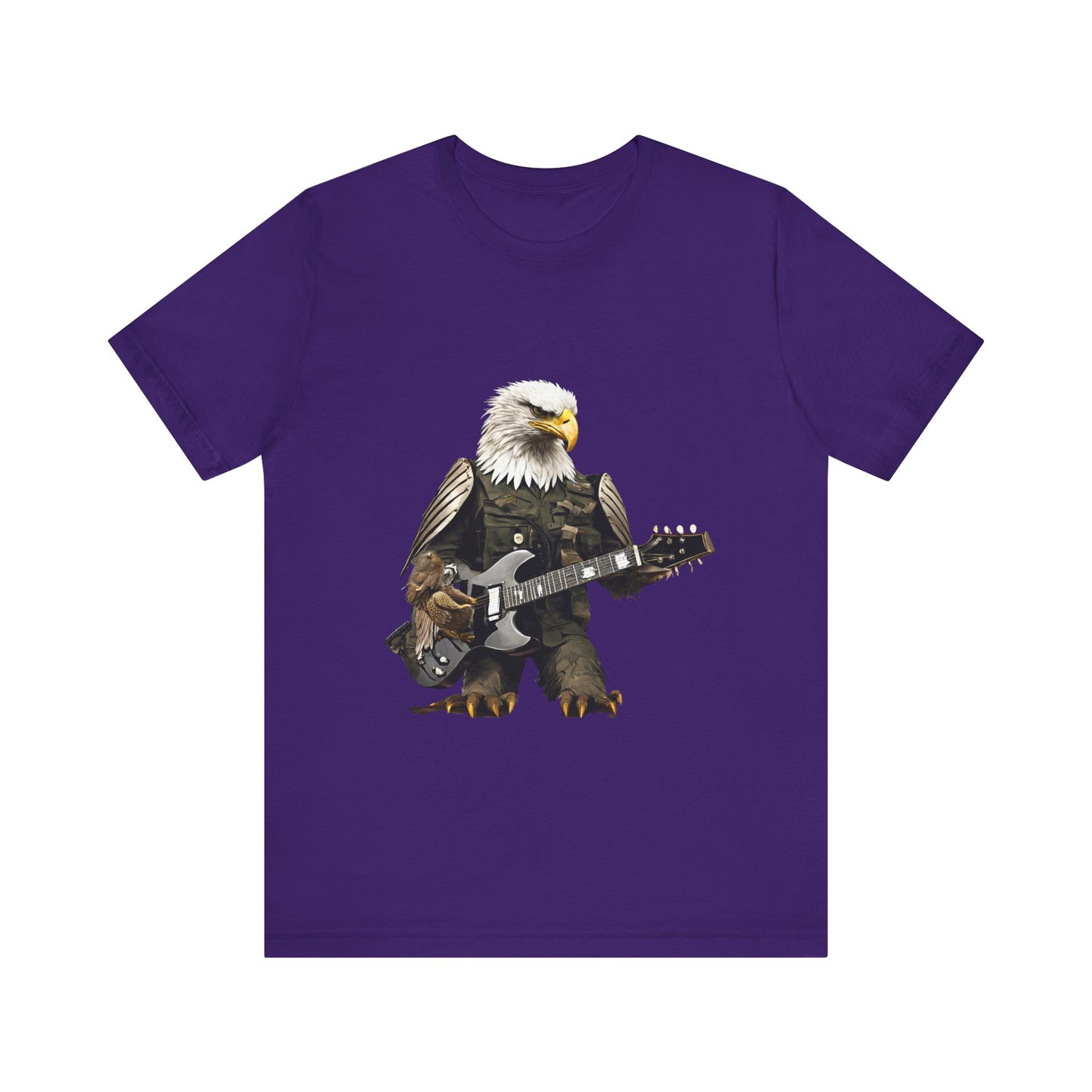 Rocking Eagle--Unisex Jersey Short Sleeve Tee
