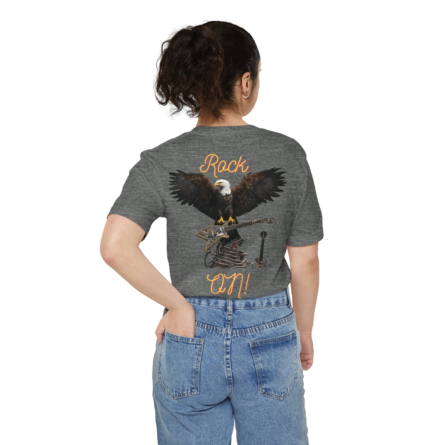 ROCK ON--Unisex Pocket T-shirt