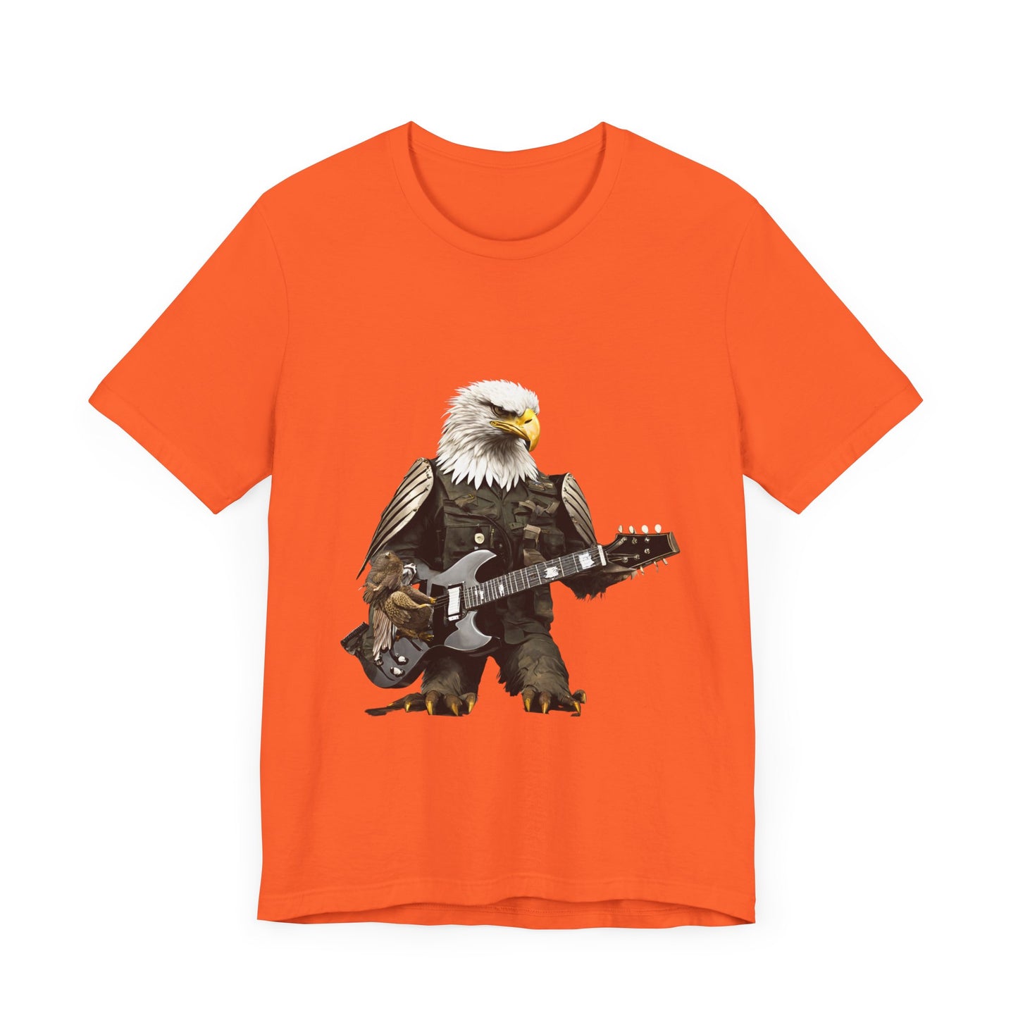 Rocking Eagle--Unisex Jersey Short Sleeve Tee