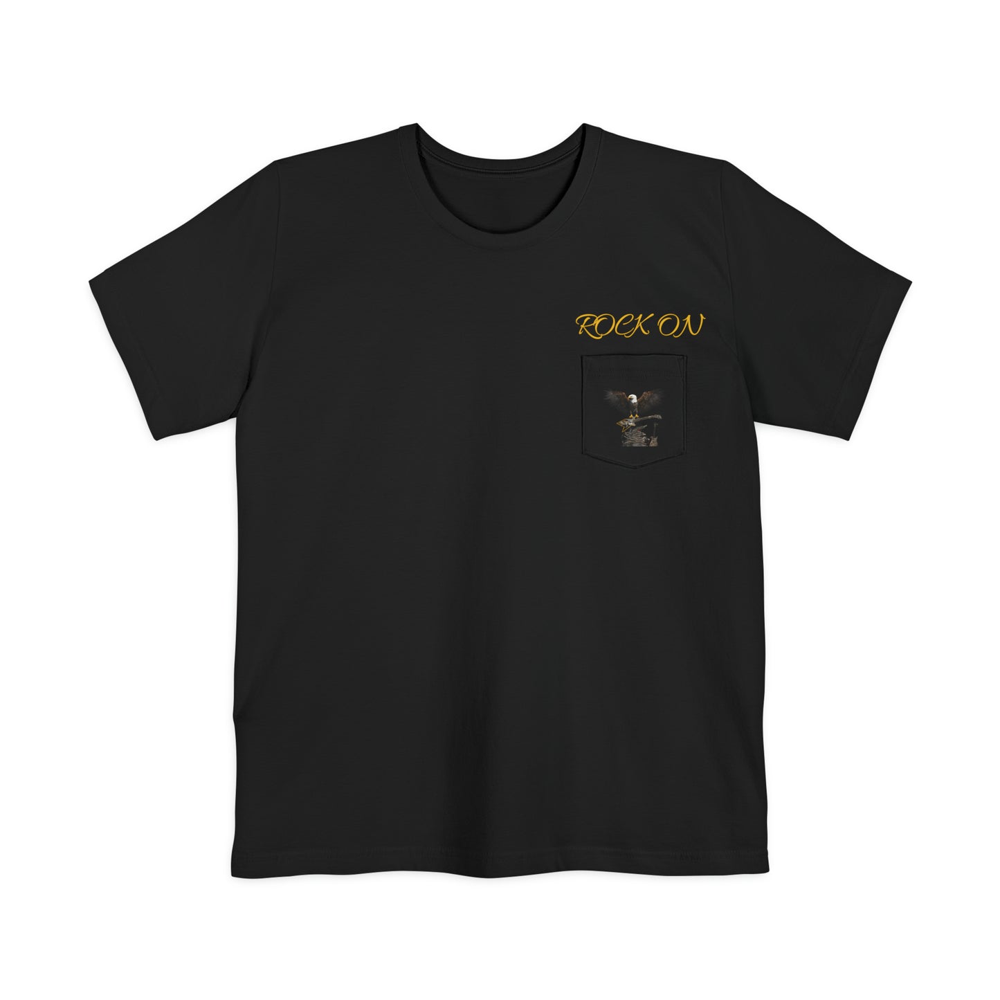 ROCK ON--Unisex Pocket T-shirt