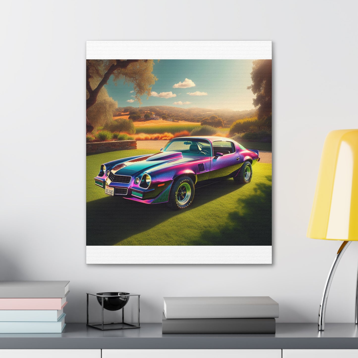 1979 Camaro Purple -- Canvas Gallery Wraps