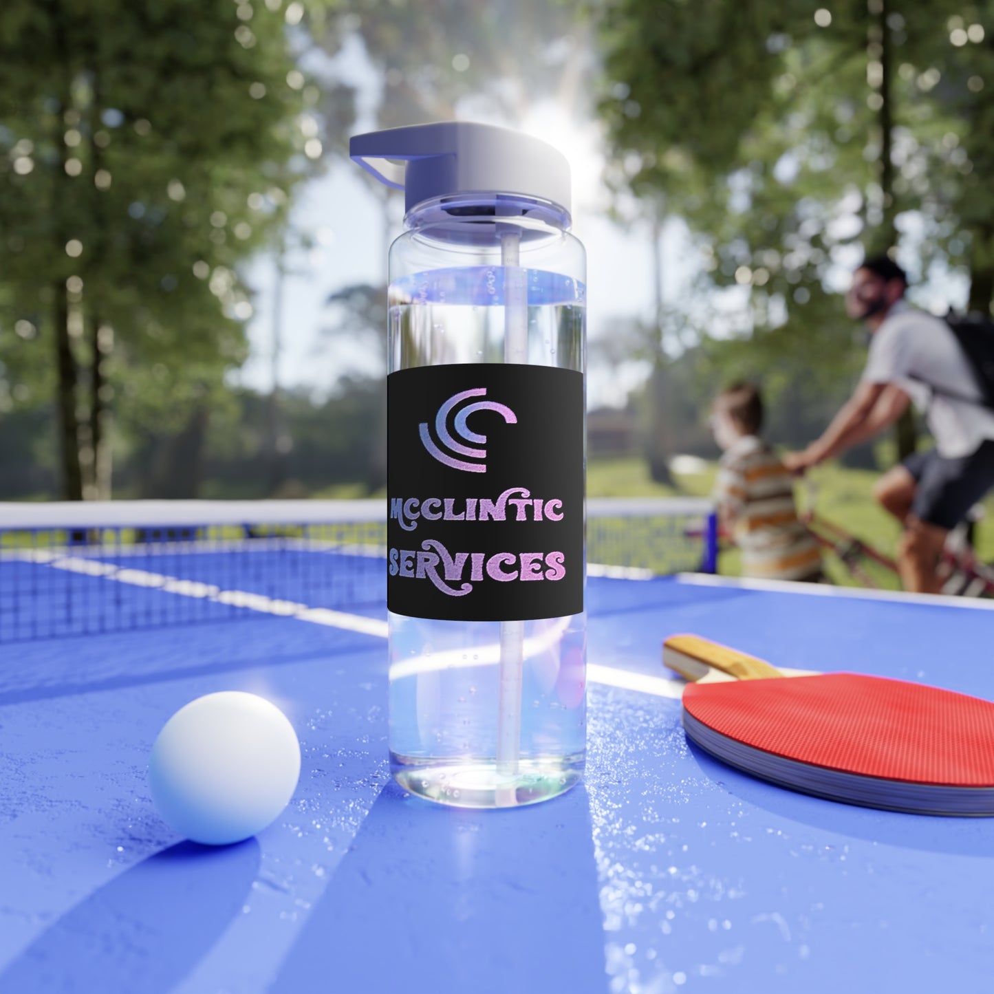 McClintic Services Tritan Water Bottle