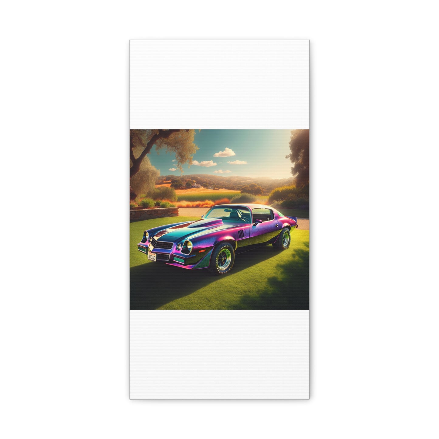 1979 Camaro Purple -- Canvas Gallery Wraps