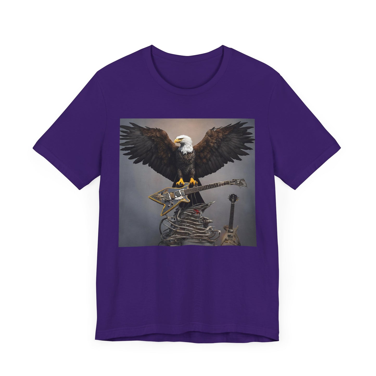 Eagle on the Rock--Pose--Unisex Jersey Short Sleeve Tee