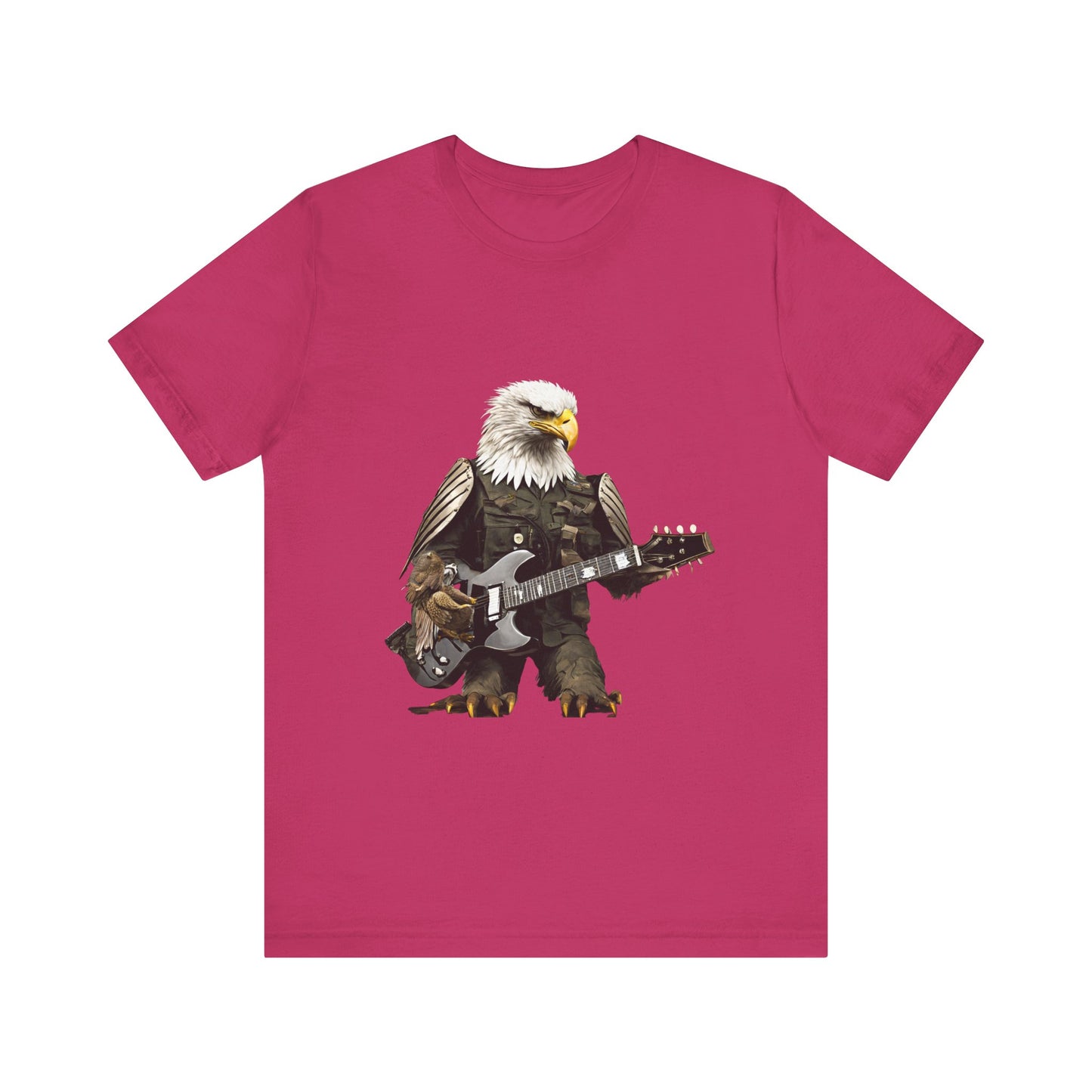 Rocking Eagle--Unisex Jersey Short Sleeve Tee