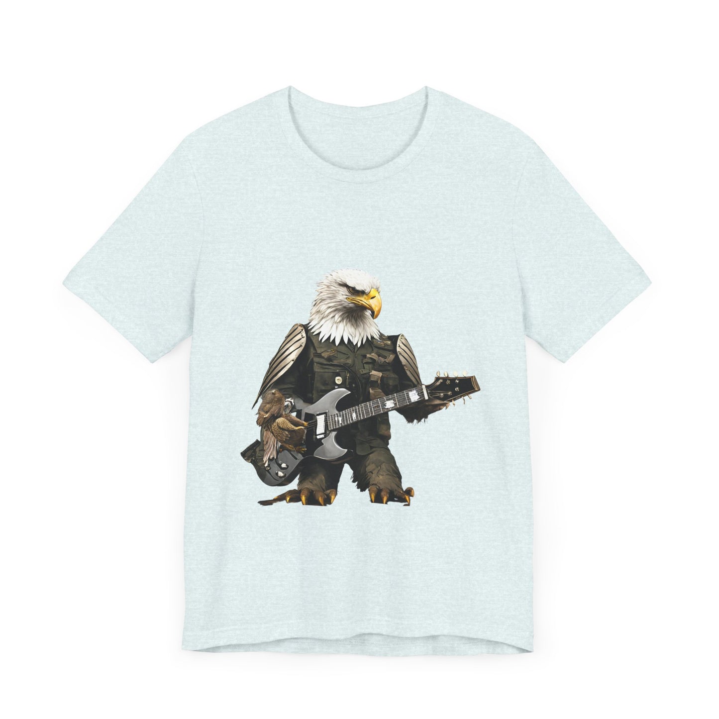 Rocking Eagle--Unisex Jersey Short Sleeve Tee