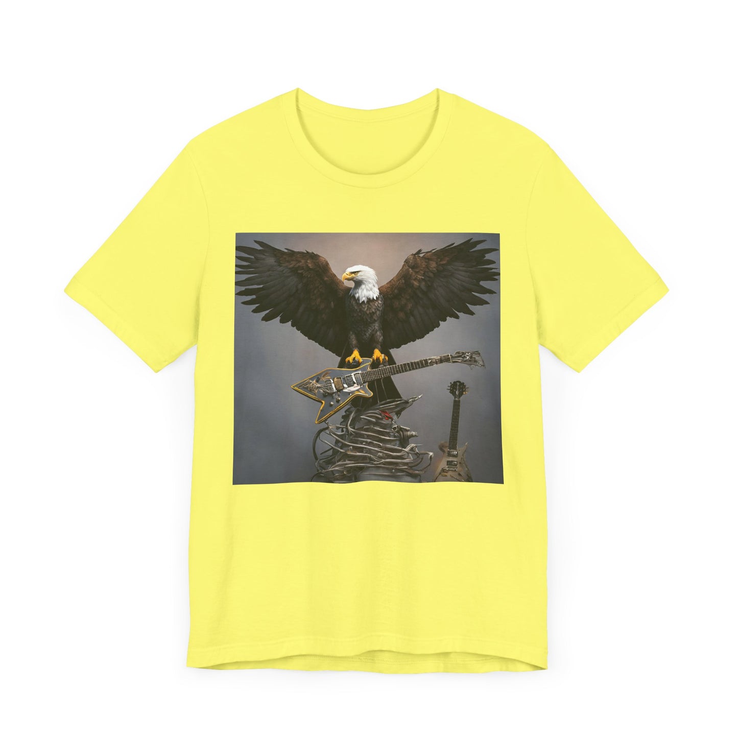 Eagle on the Rock--Pose--Unisex Jersey Short Sleeve Tee