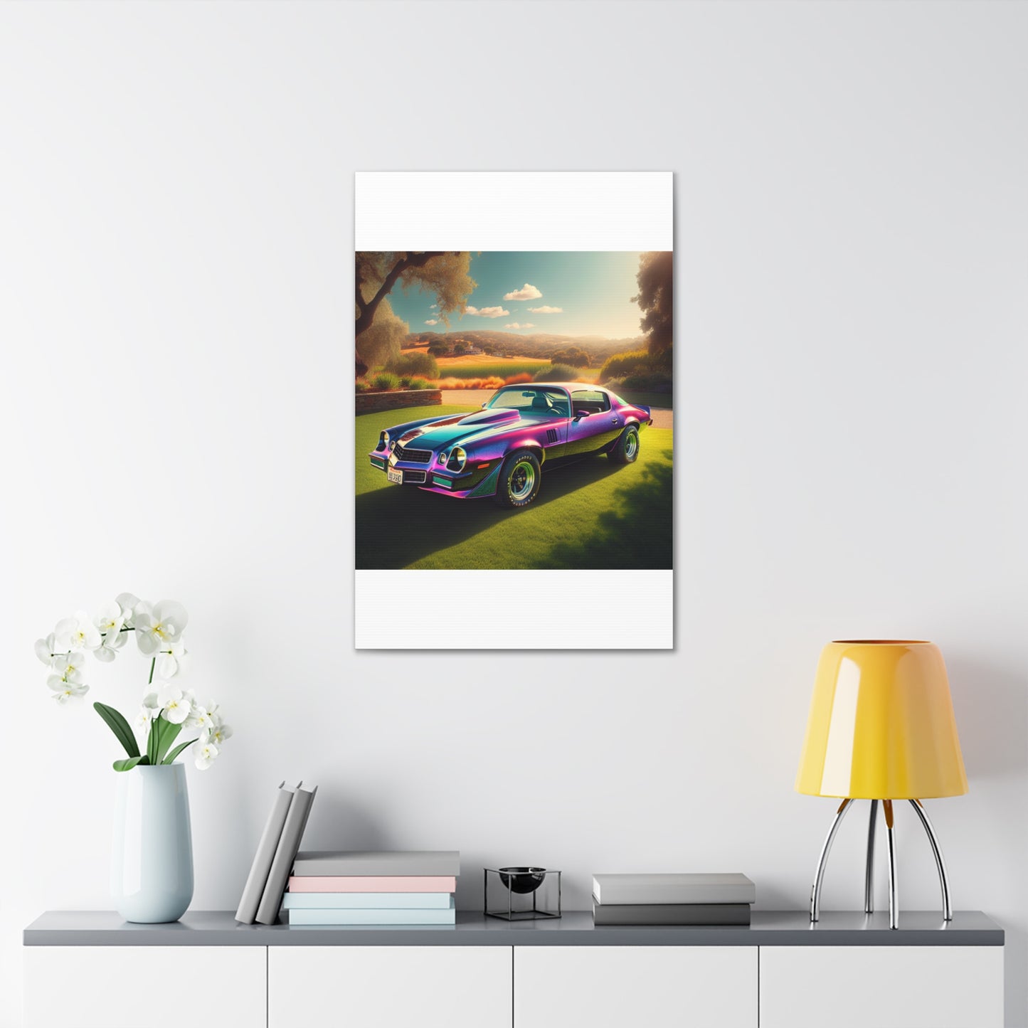 1979 Camaro Purple -- Canvas Gallery Wraps