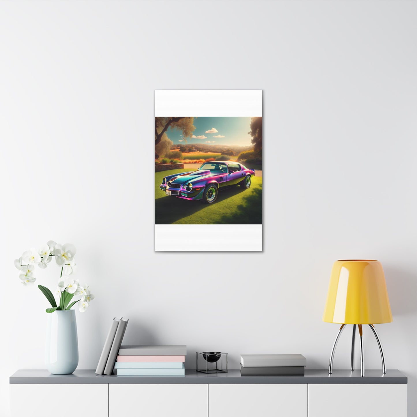 1979 Camaro Purple -- Canvas Gallery Wraps