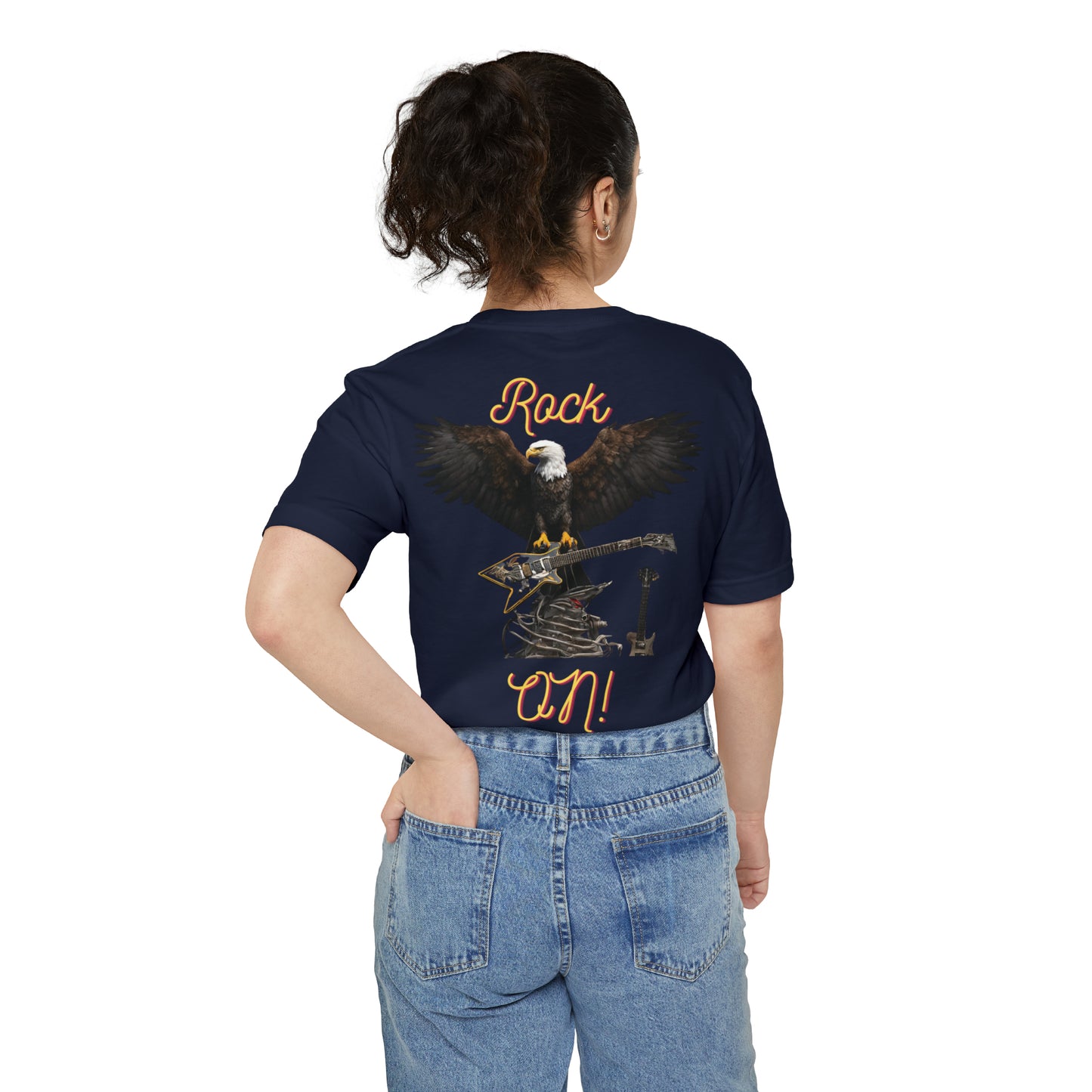ROCK ON--Unisex Pocket T-shirt