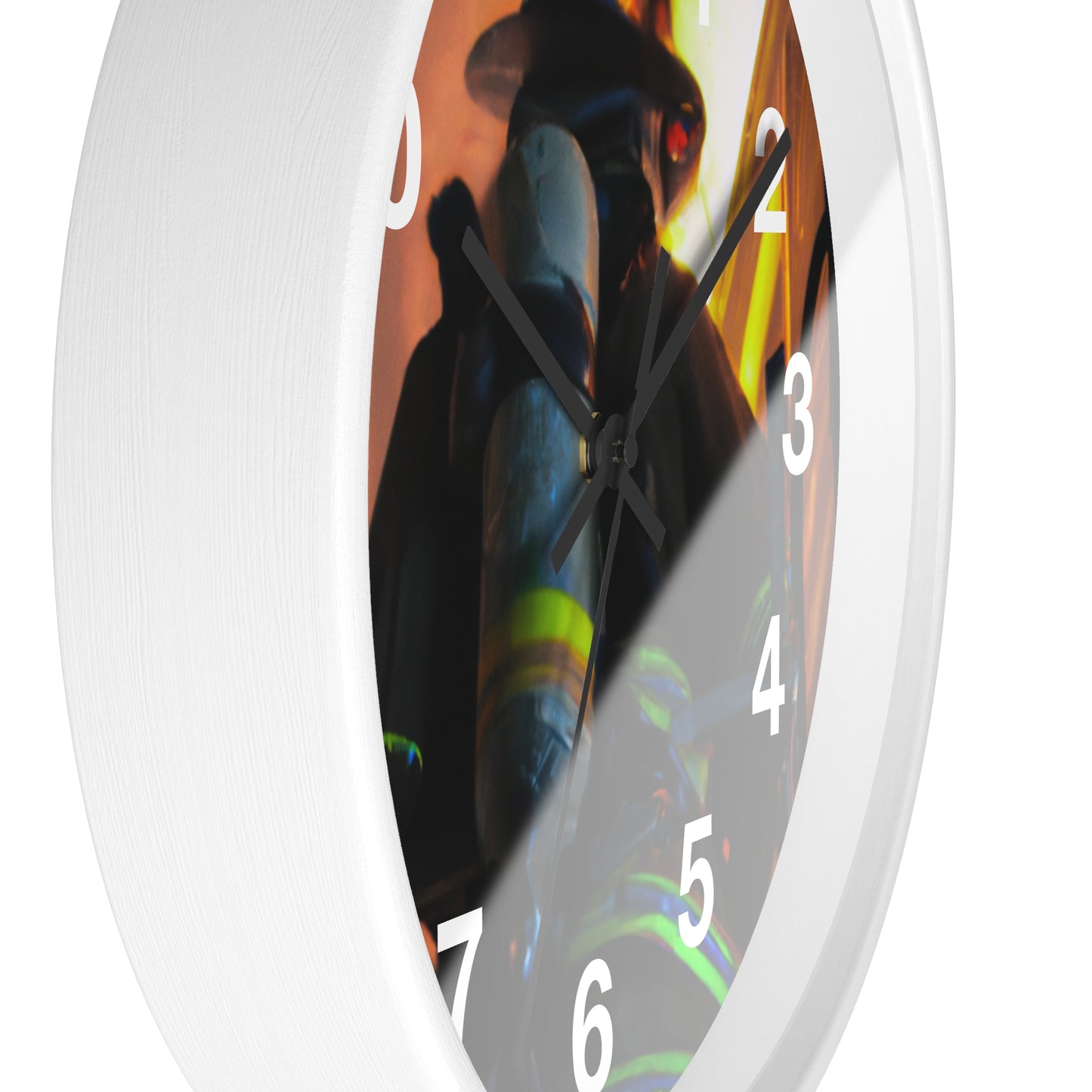 Firefighter--Wall Clock
